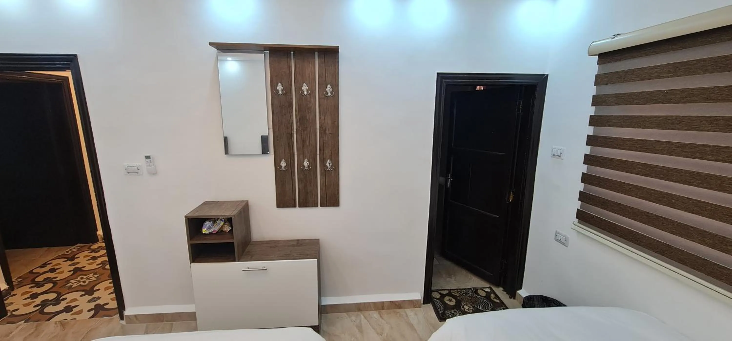 wardrobe, Bed in Nabateans Home Hotel