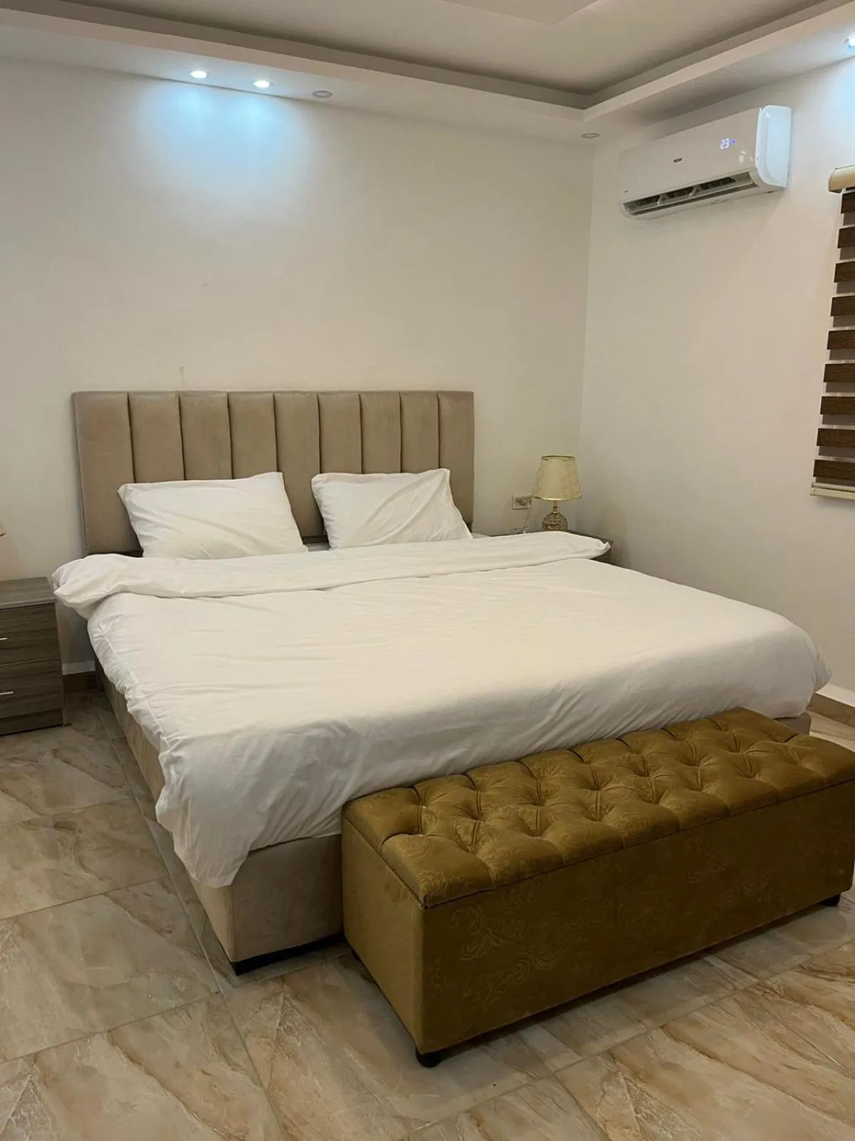 Bed in Nabateans Home Hotel