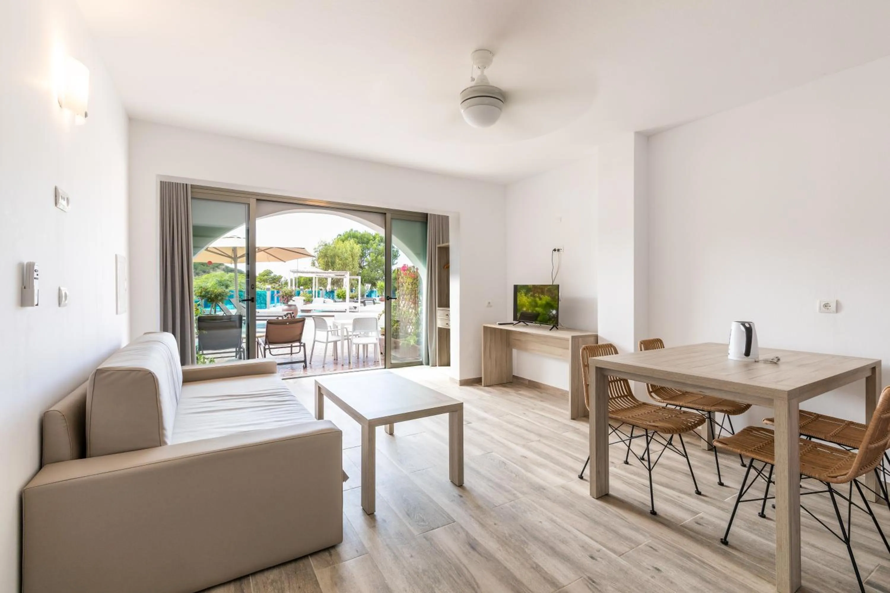 Living room in Aparthotel Puerto Cala Vadella