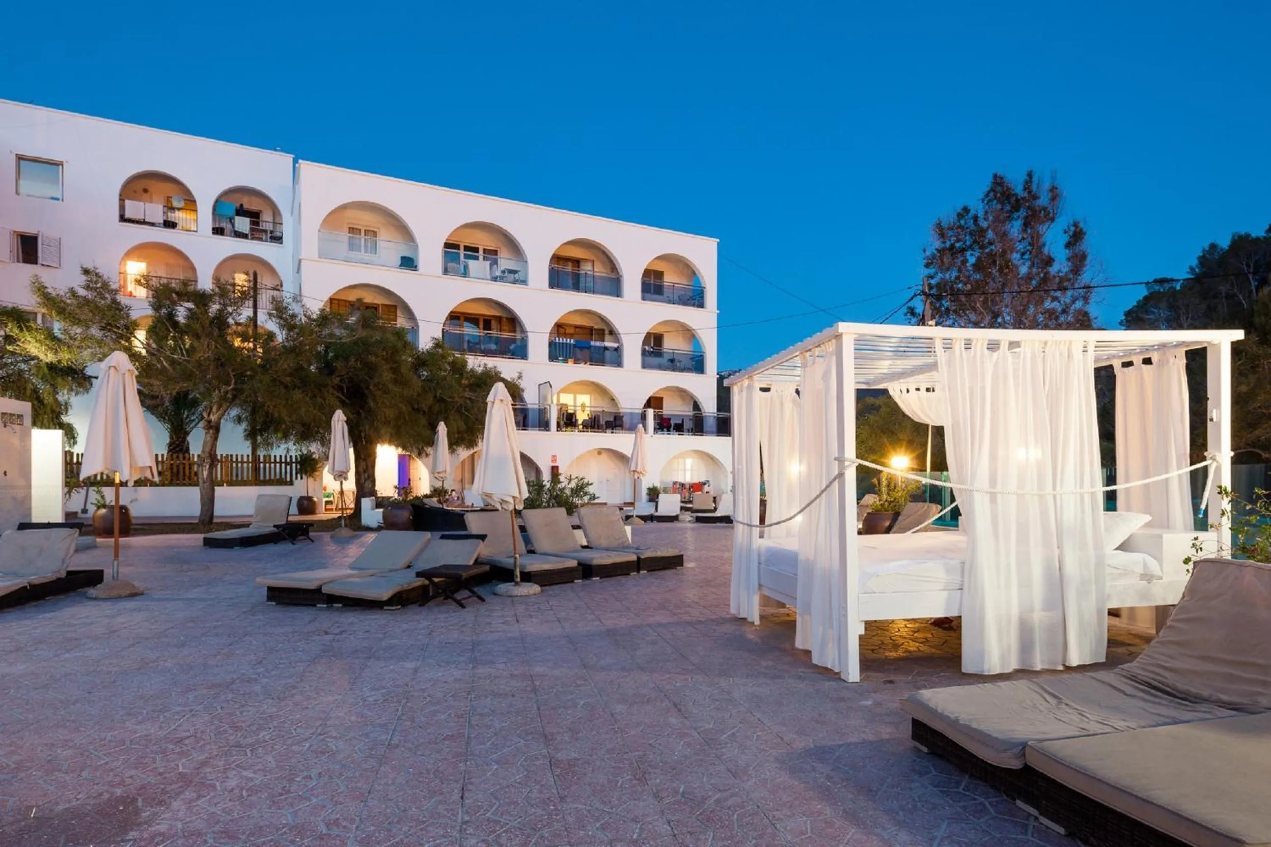 Swimming pool in Aparthotel Puerto Cala Vadella