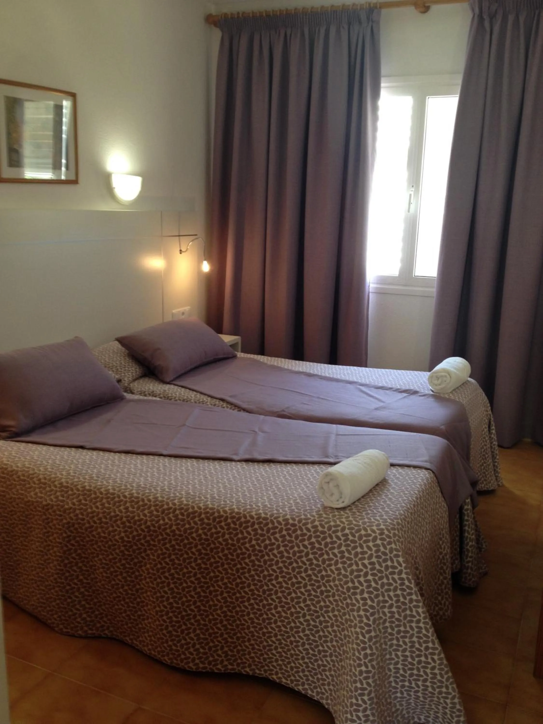 Bedroom, Bed in Aparthotel Puerto Cala Vadella