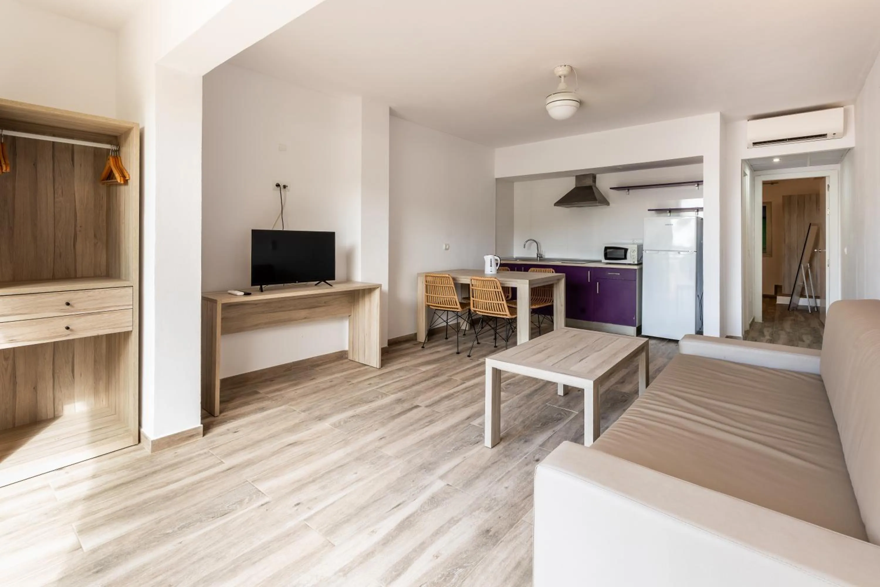 Living room in Aparthotel Puerto Cala Vadella