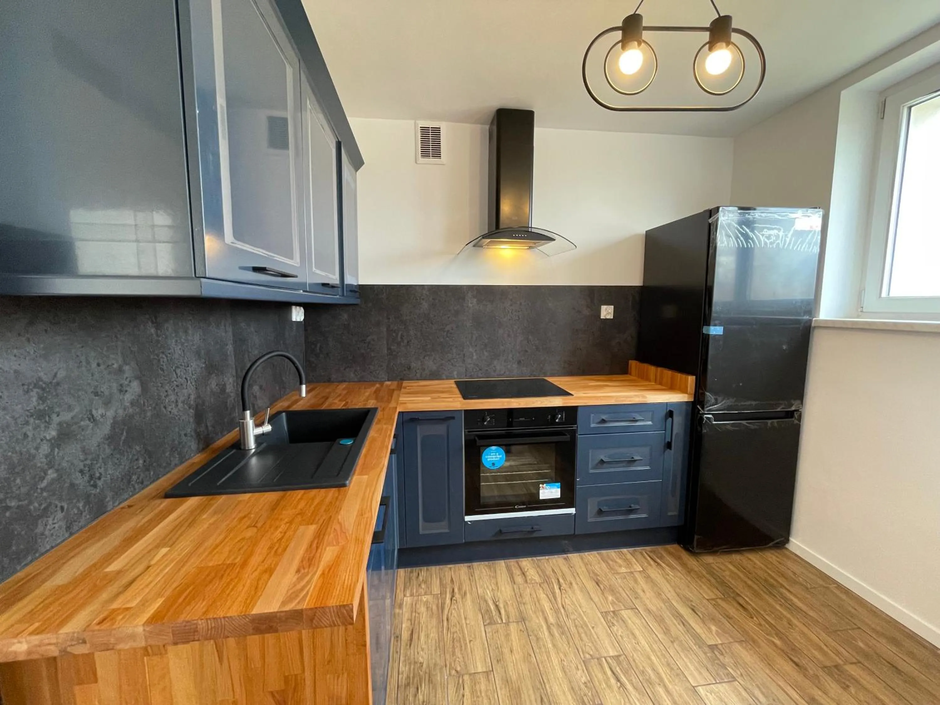 Kitchen or kitchenette in Apartament Fiński z sauną