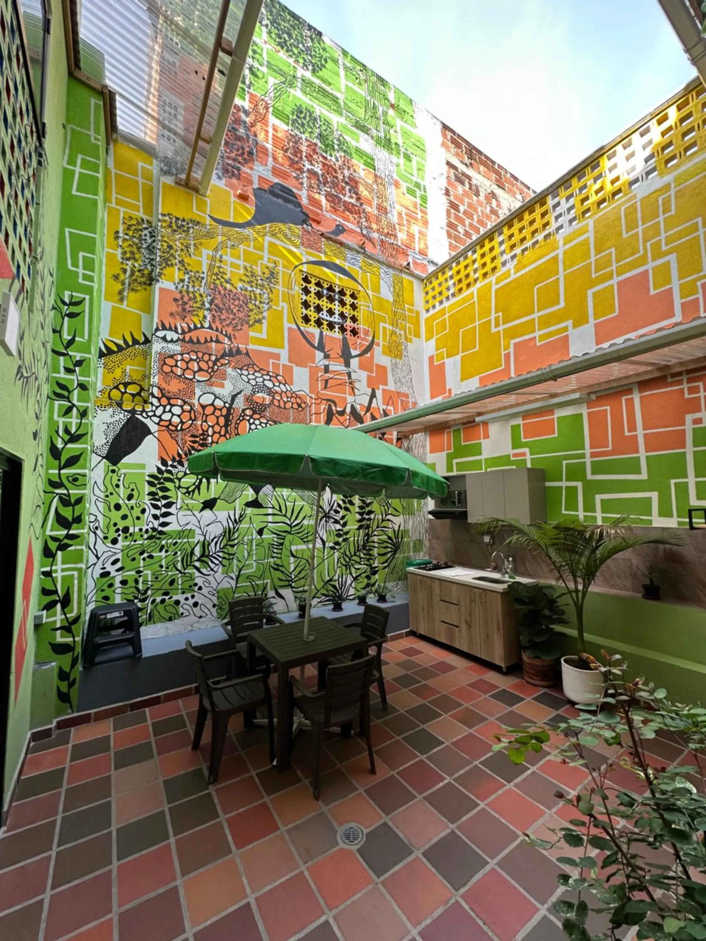 Kitchen or kitchenette in CoLinkHouse Hotel