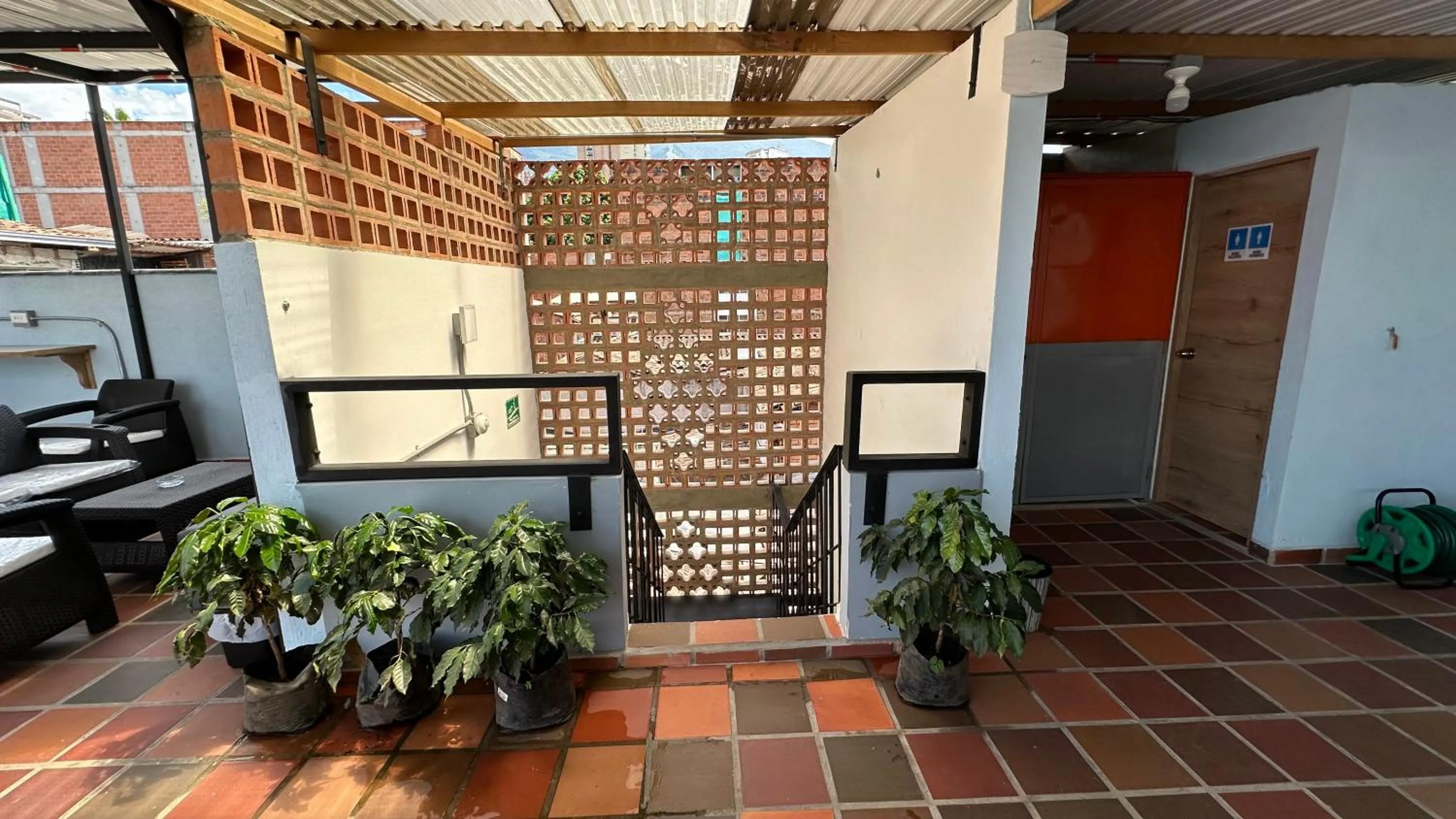 Patio in CoLinkHouse Hotel