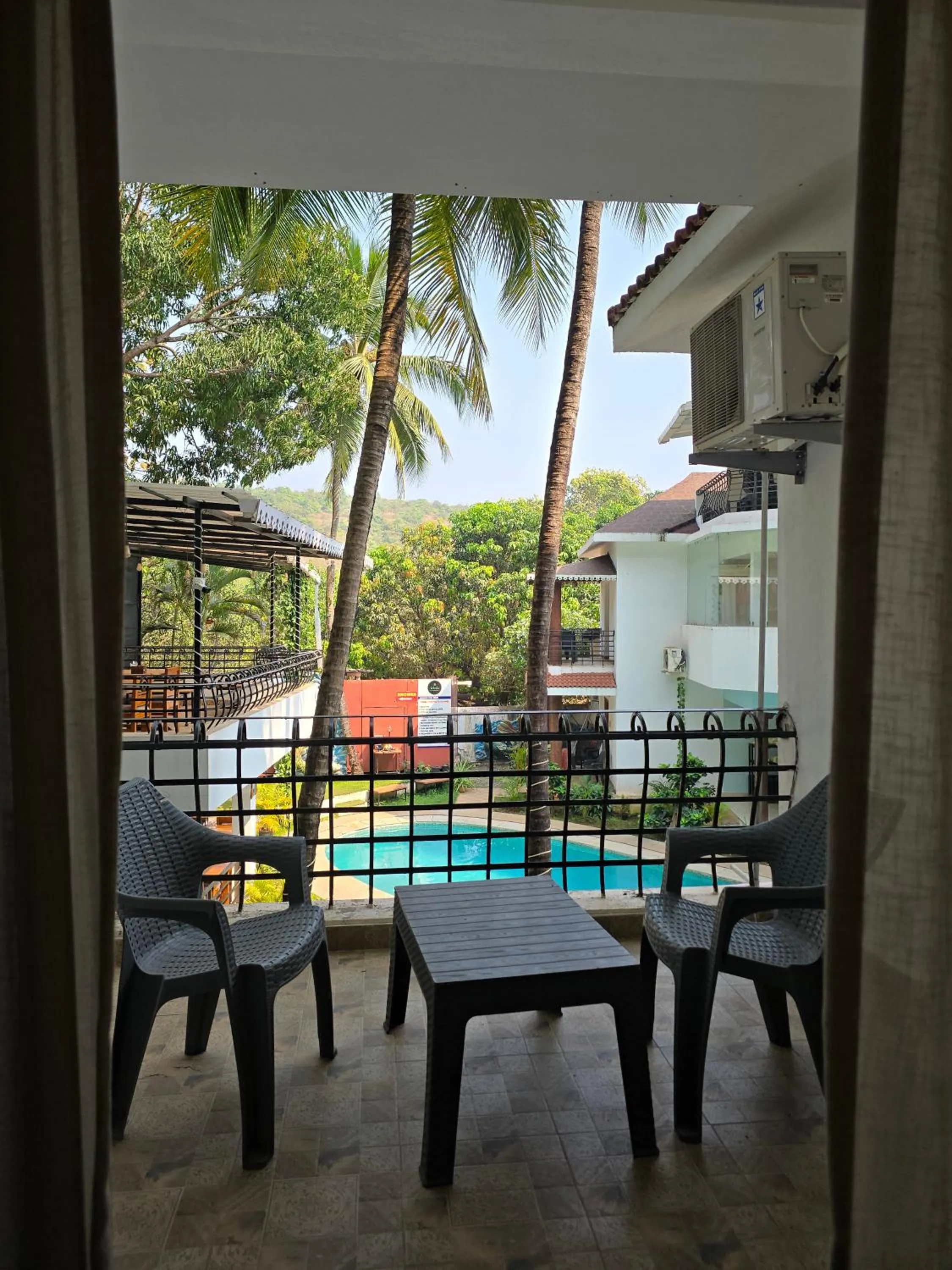 Balcony/Terrace in The Verda De Miranda Resort Morjim North Goa