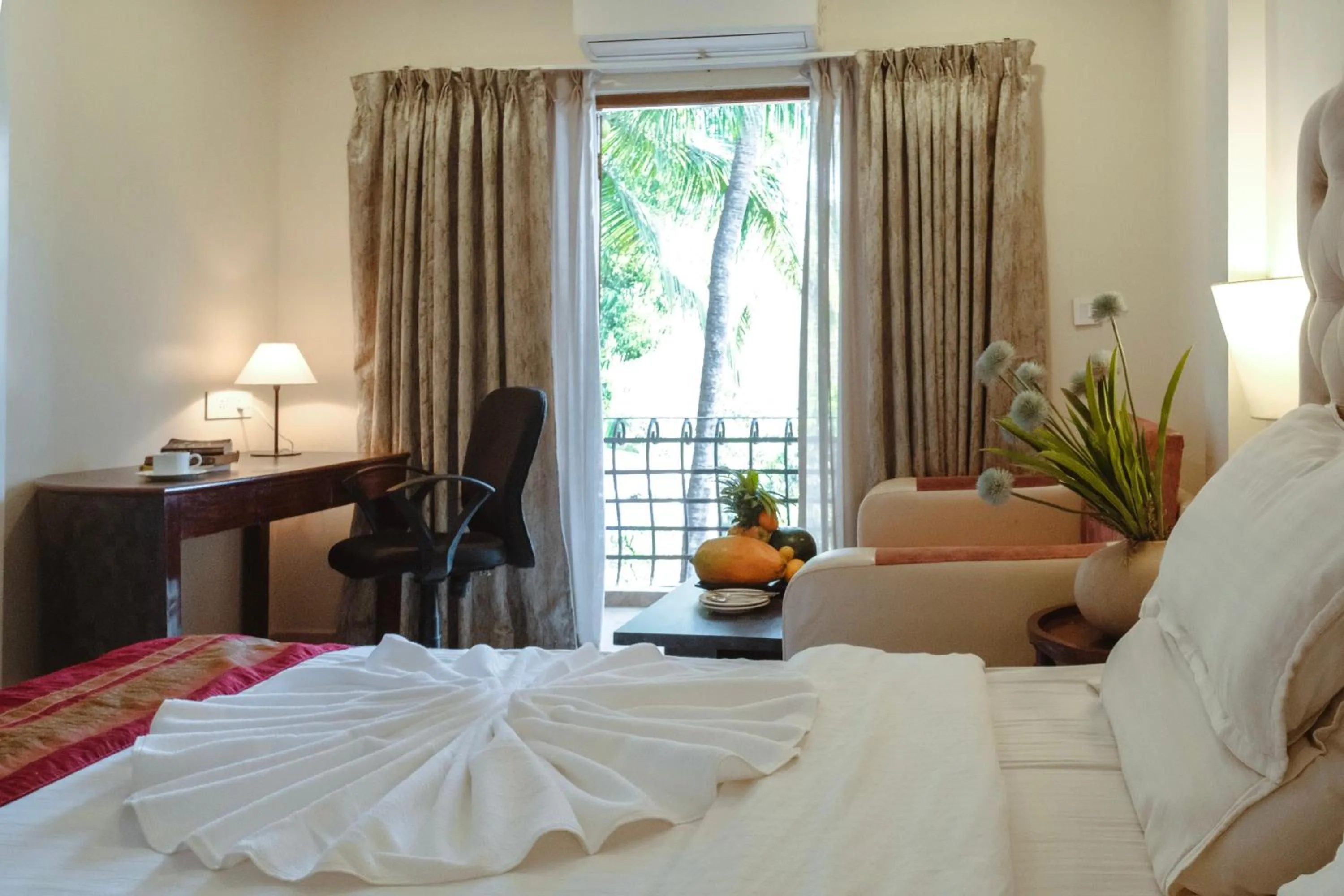 Bedroom, Bed in The Verda De Miranda Resort Morjim North Goa