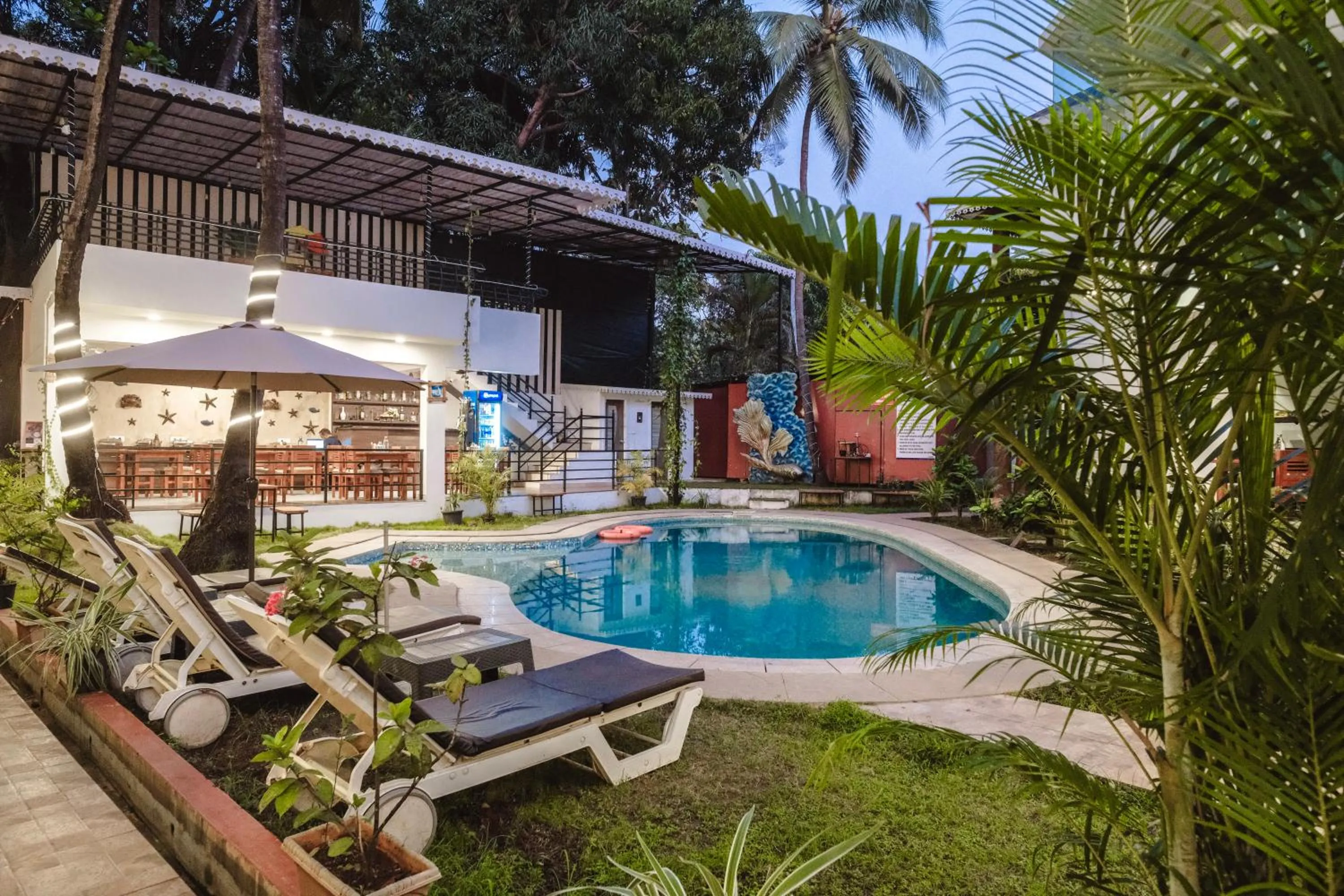 Swimming pool in The Verda De Miranda Resort Morjim North Goa