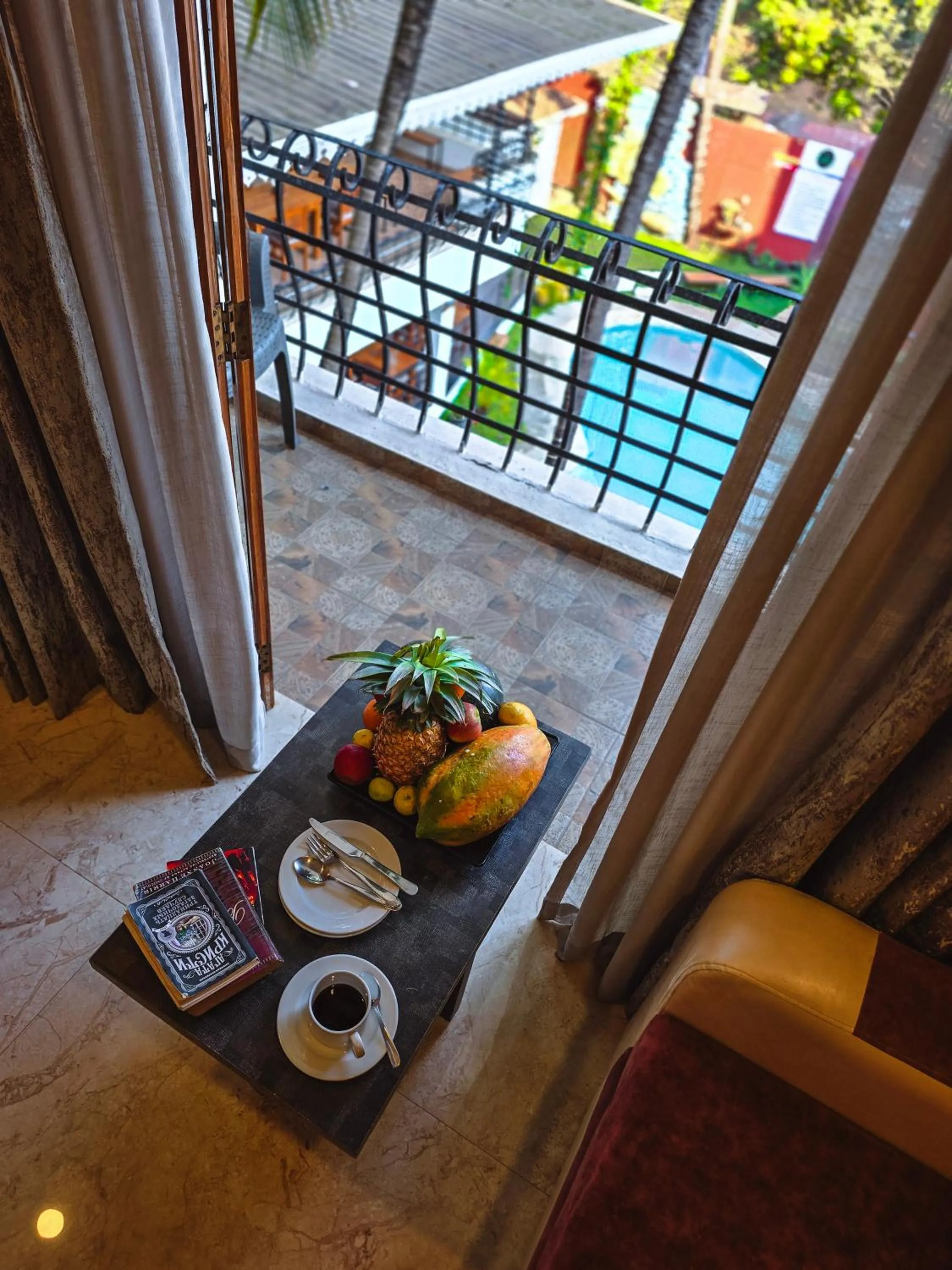 Breakfast in The Verda De Miranda Resort Morjim North Goa