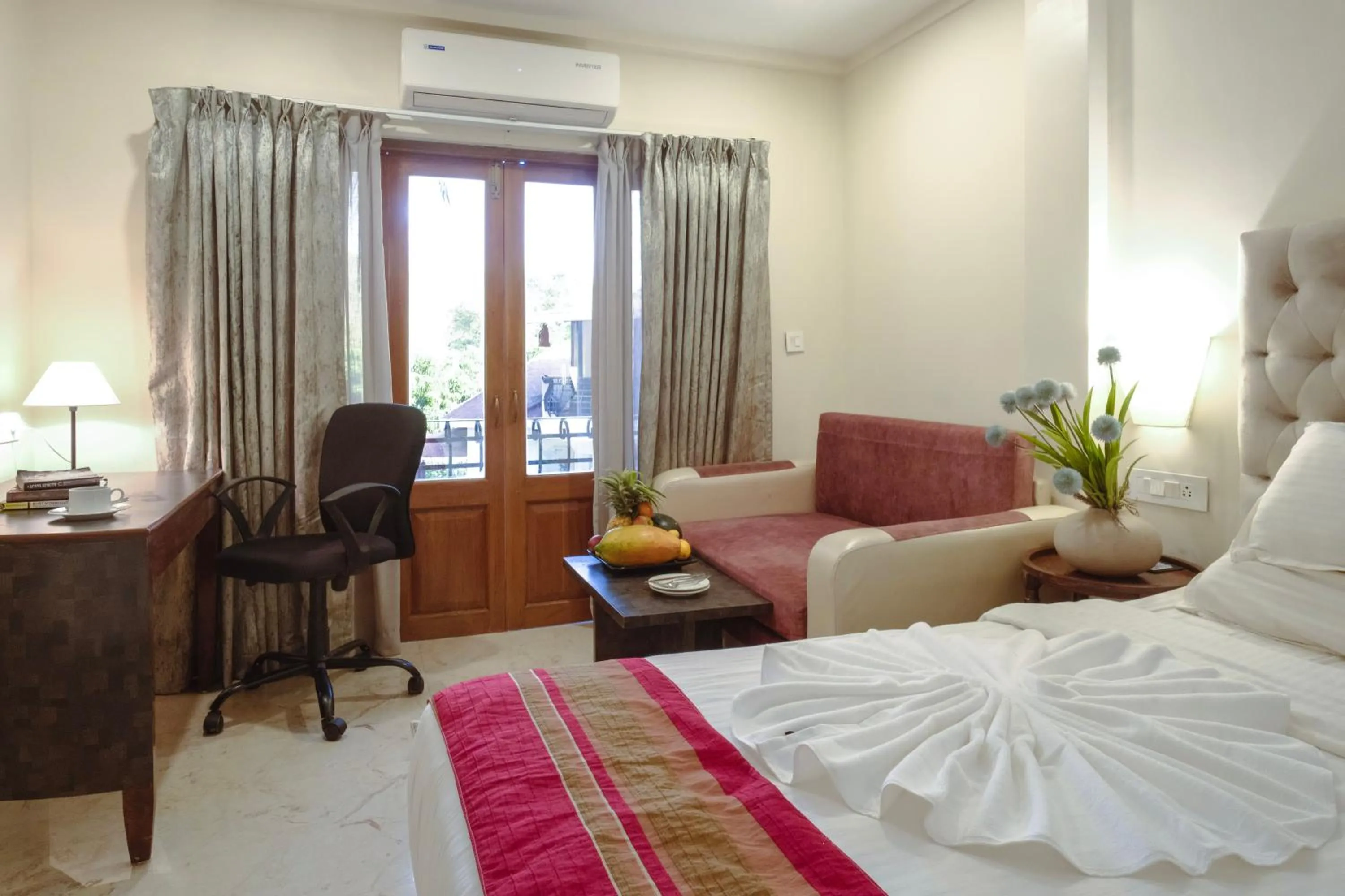 TV and multimedia, Bed in The Verda De Miranda Resort Morjim North Goa