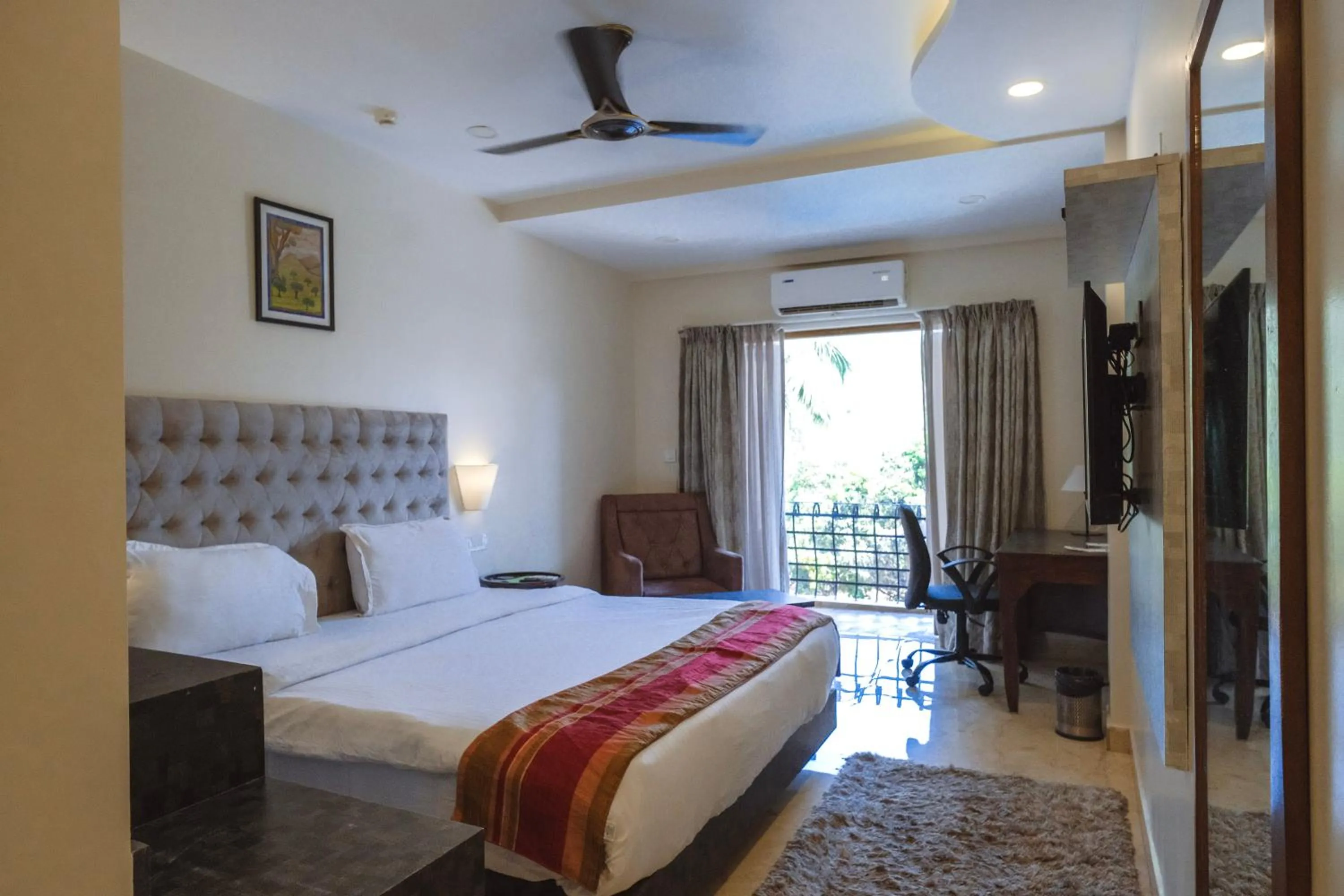 Photo of the whole room, Bed in The Verda De Miranda Resort Morjim North Goa