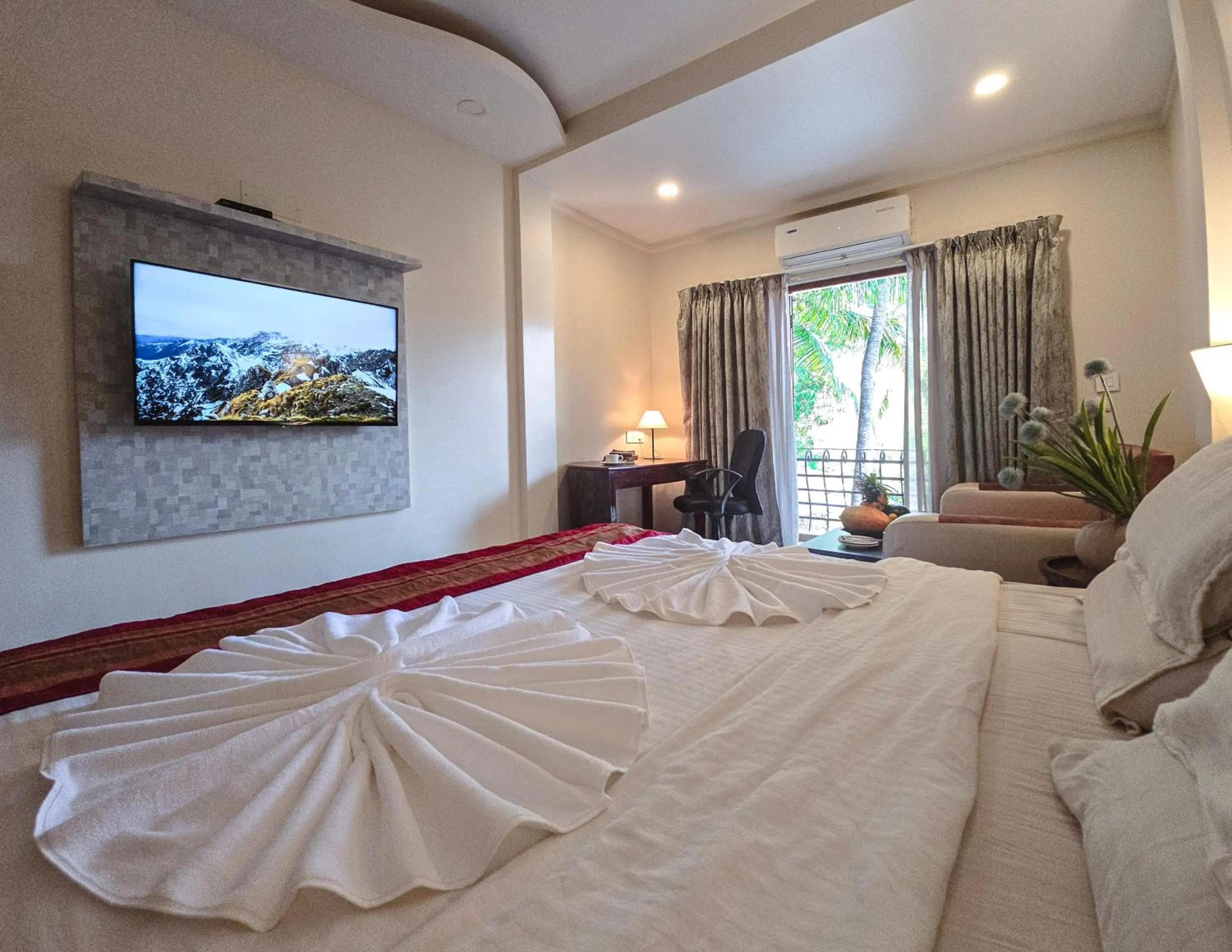 Bedroom, Bed in The Verda De Miranda Resort Morjim North Goa