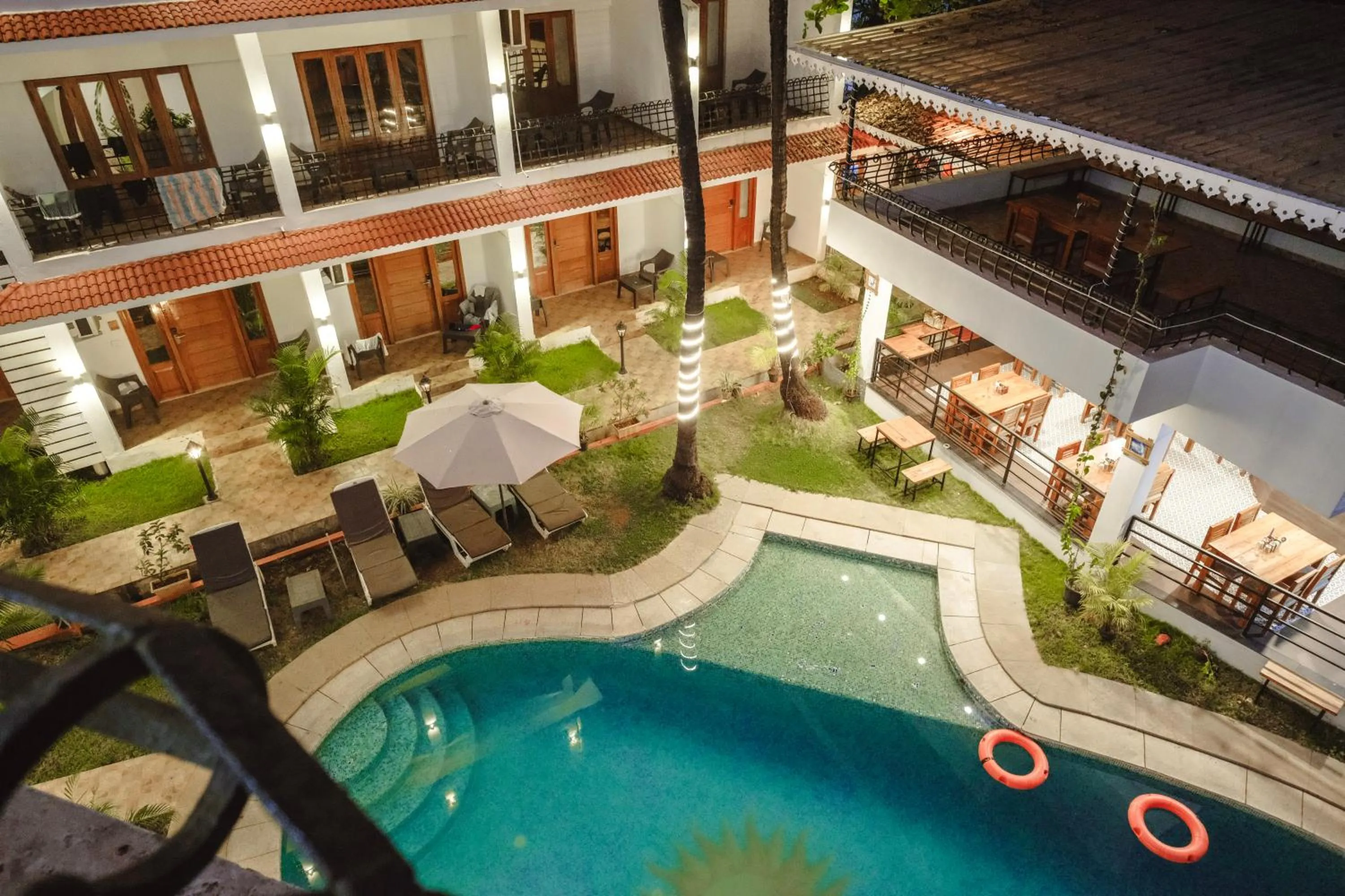 Pool view in The Verda De Miranda Resort Morjim North Goa