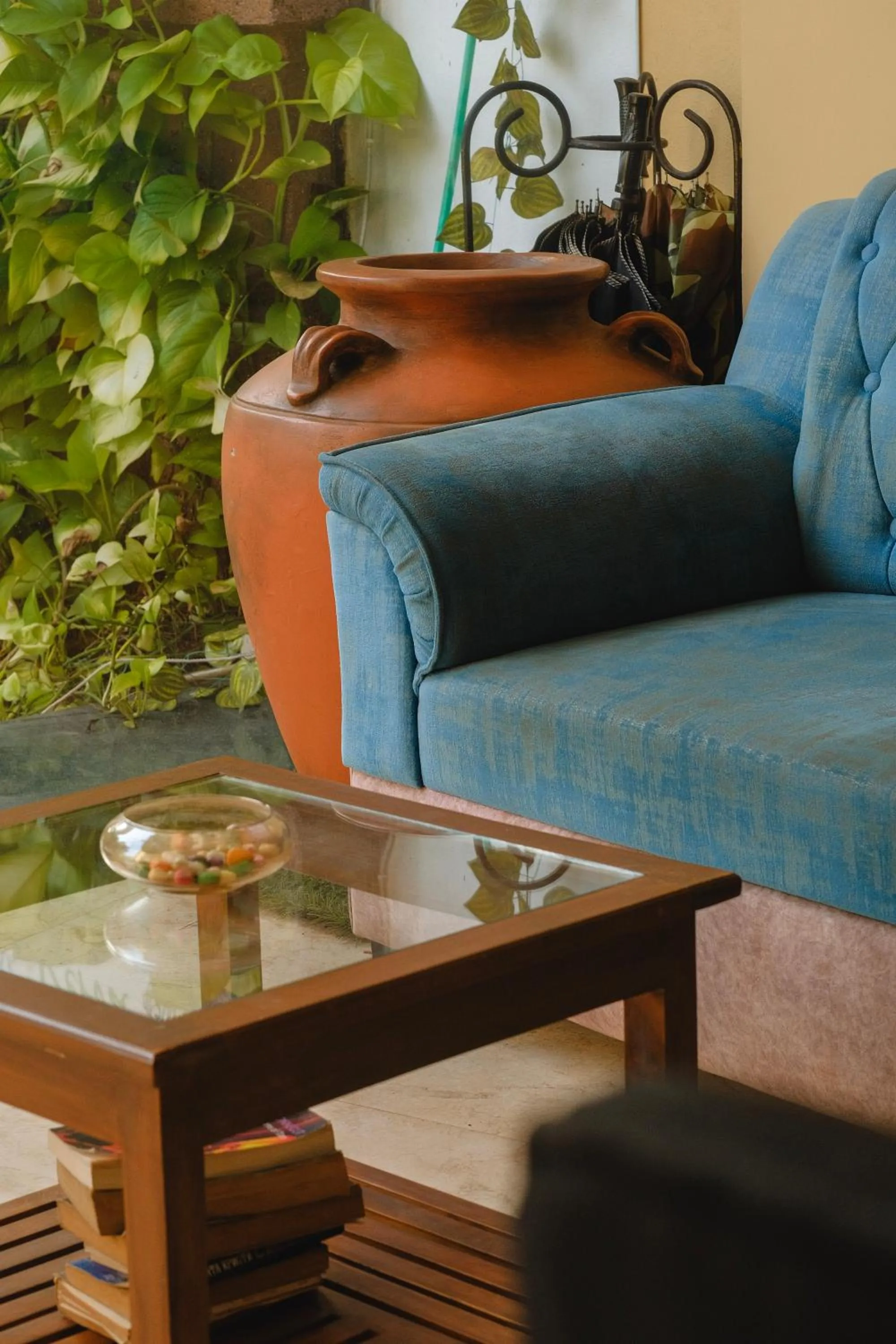 Seating area in The Verda De Miranda Resort Morjim North Goa