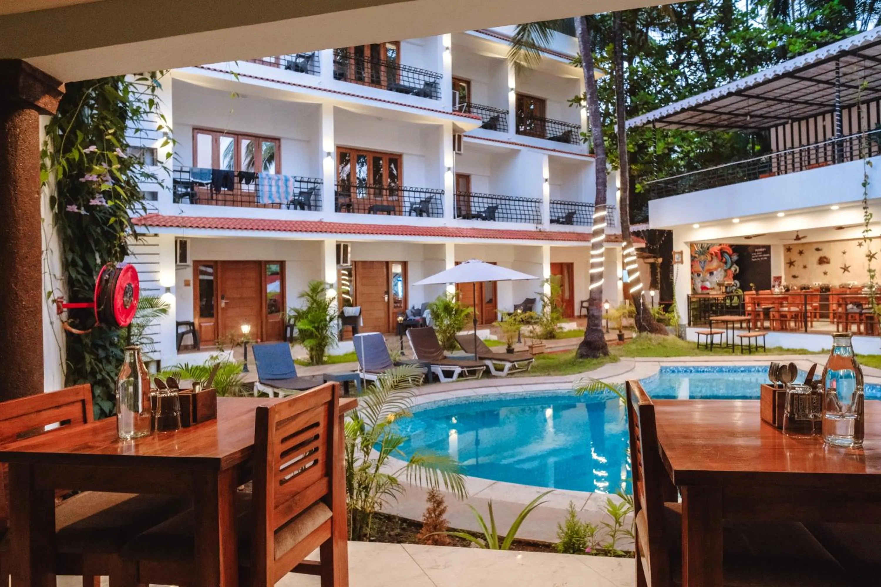 Swimming pool in The Verda De Miranda Resort Morjim North Goa