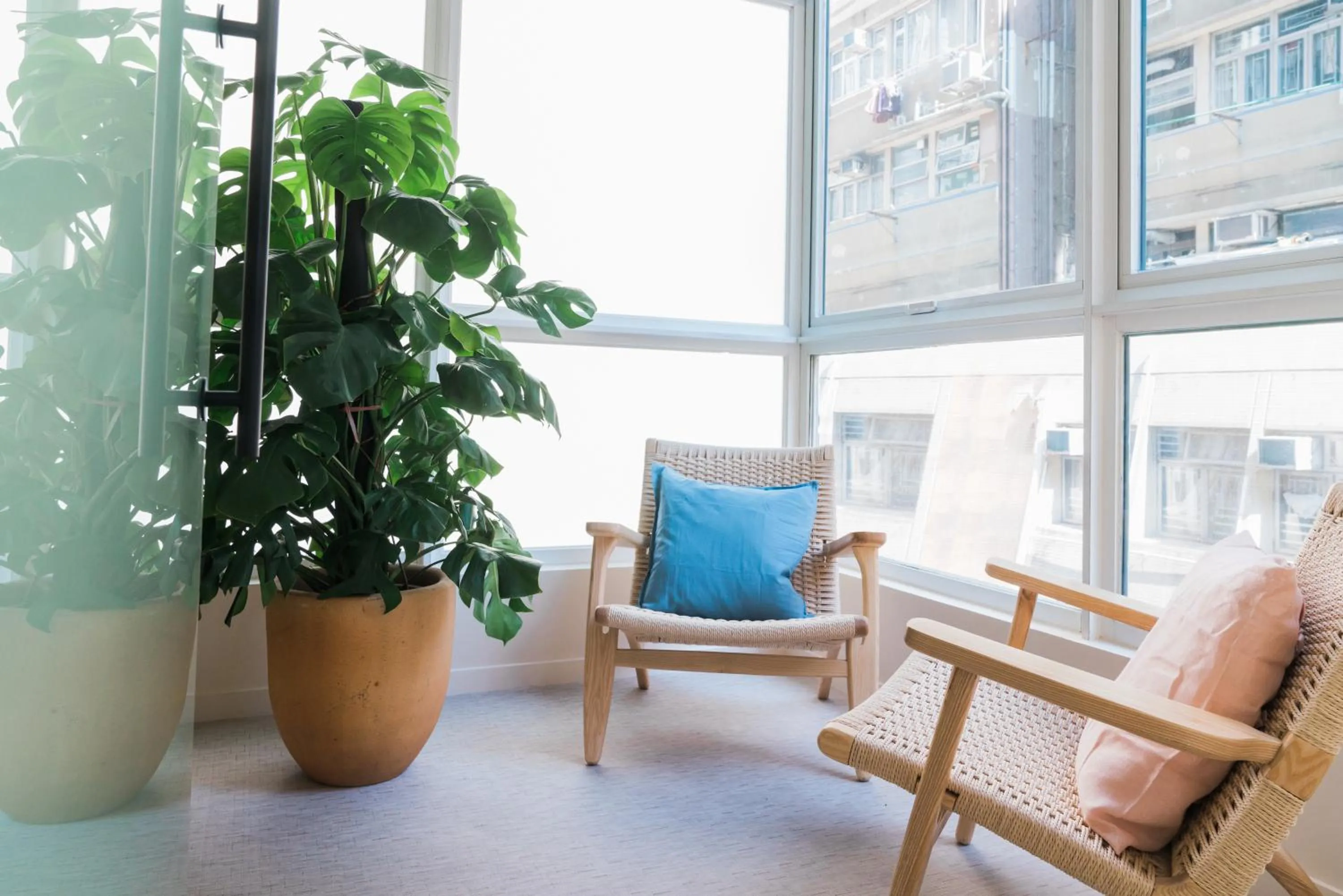 Seating area in Weave Suites - Central West