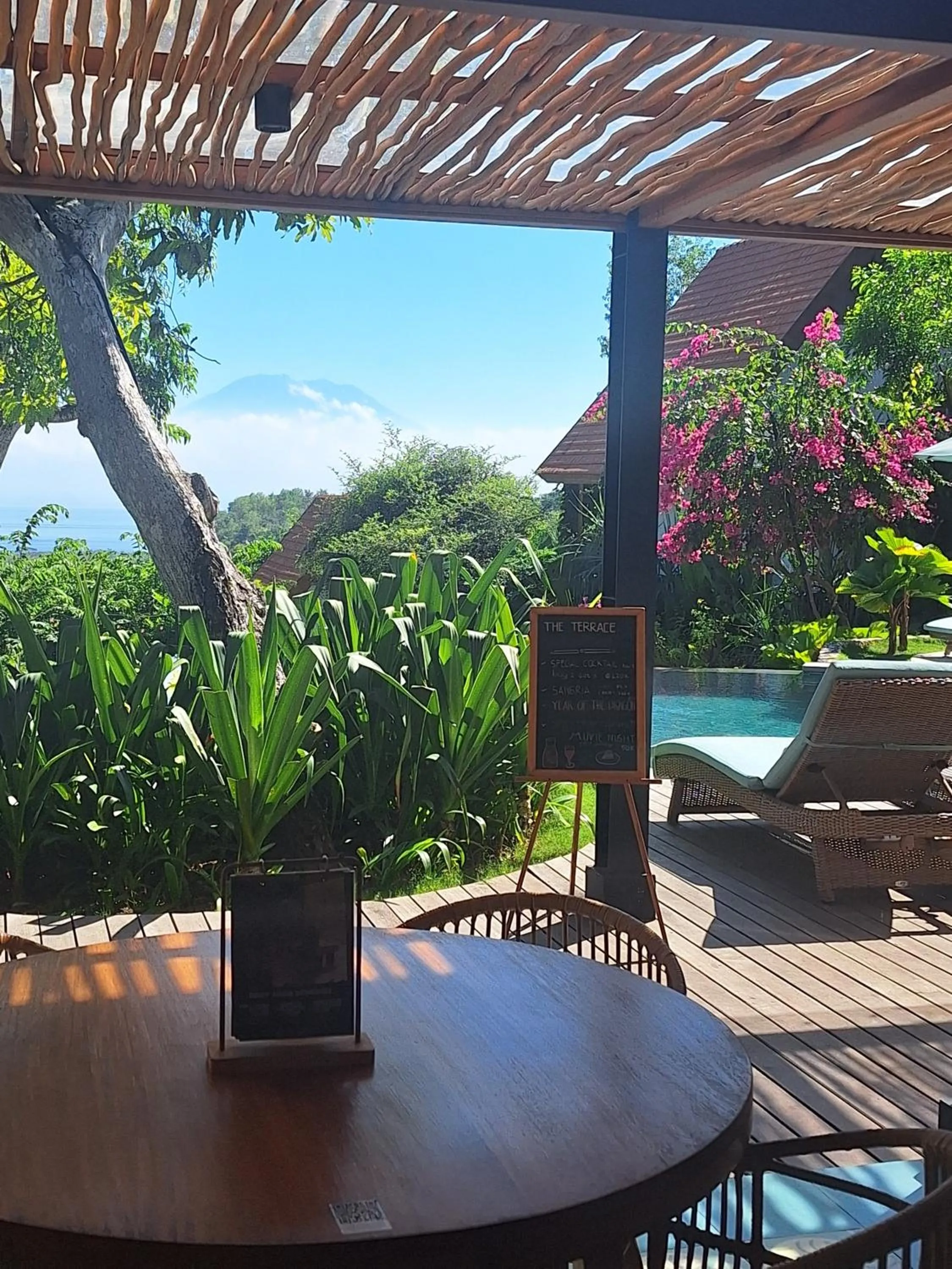 Restaurant/places to eat in Deep Roots Dive & Yoga Resort