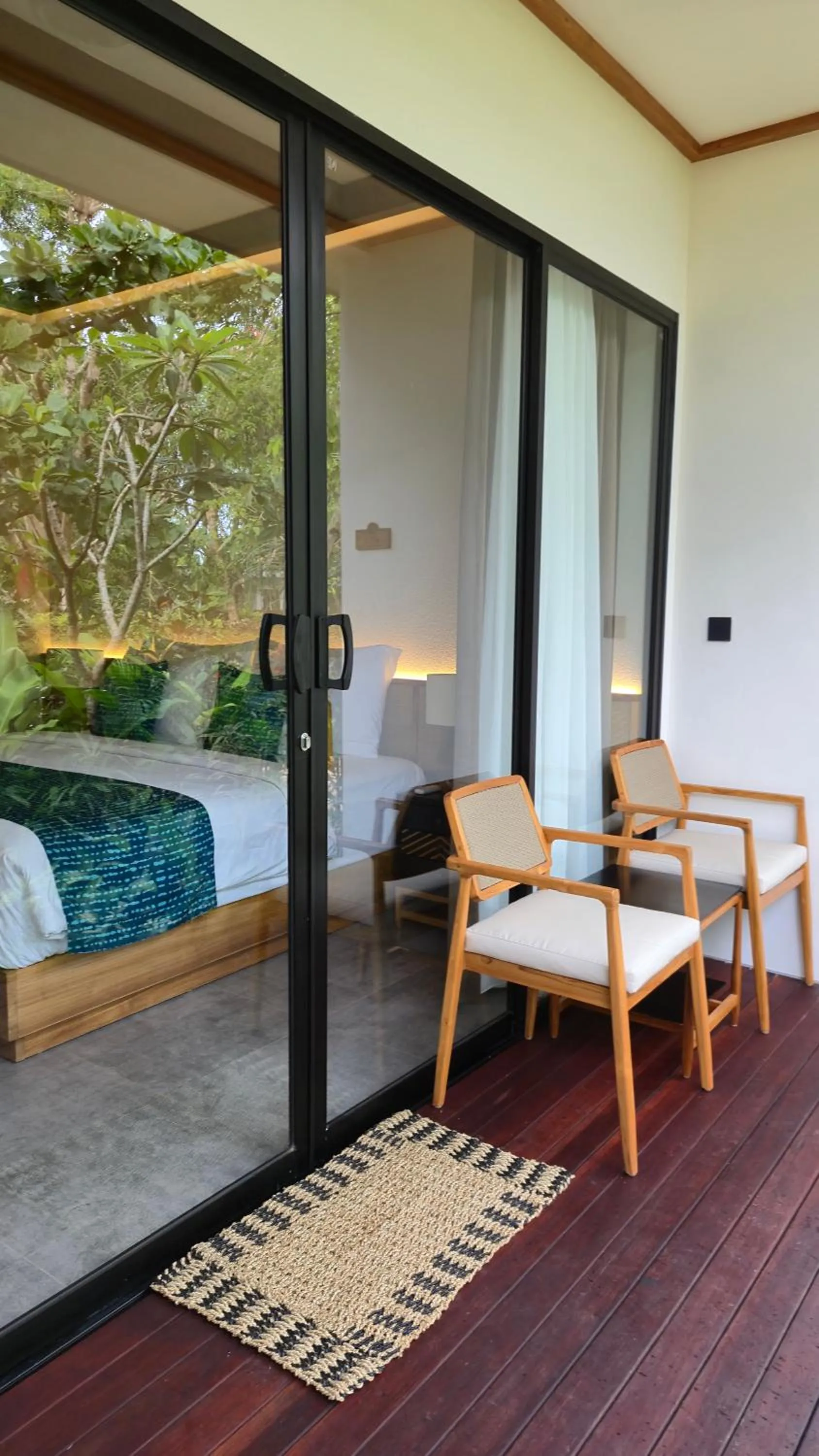 Seating area in Deep Roots Dive & Yoga Resort