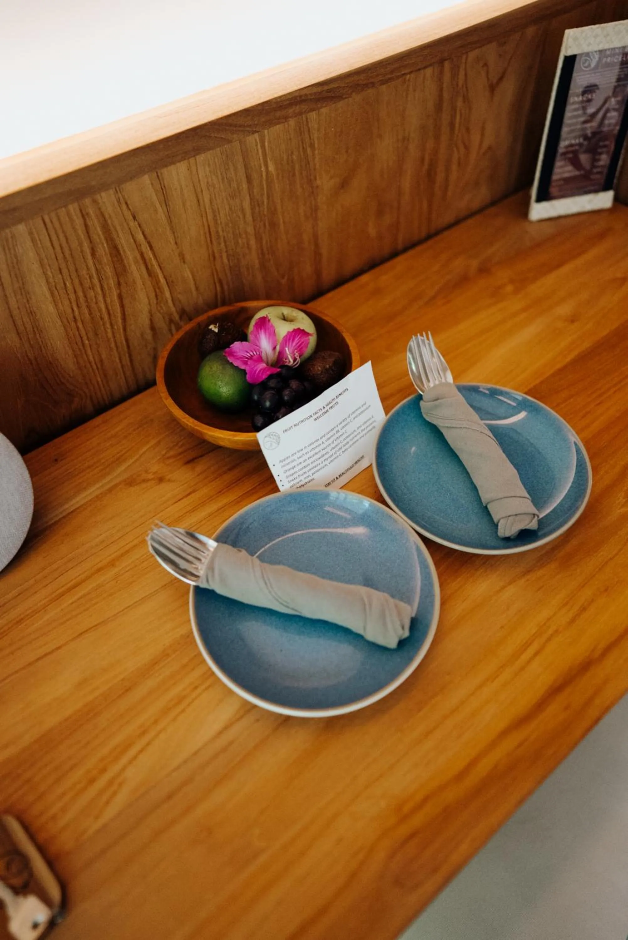 Food in Deep Roots Dive & Yoga Resort