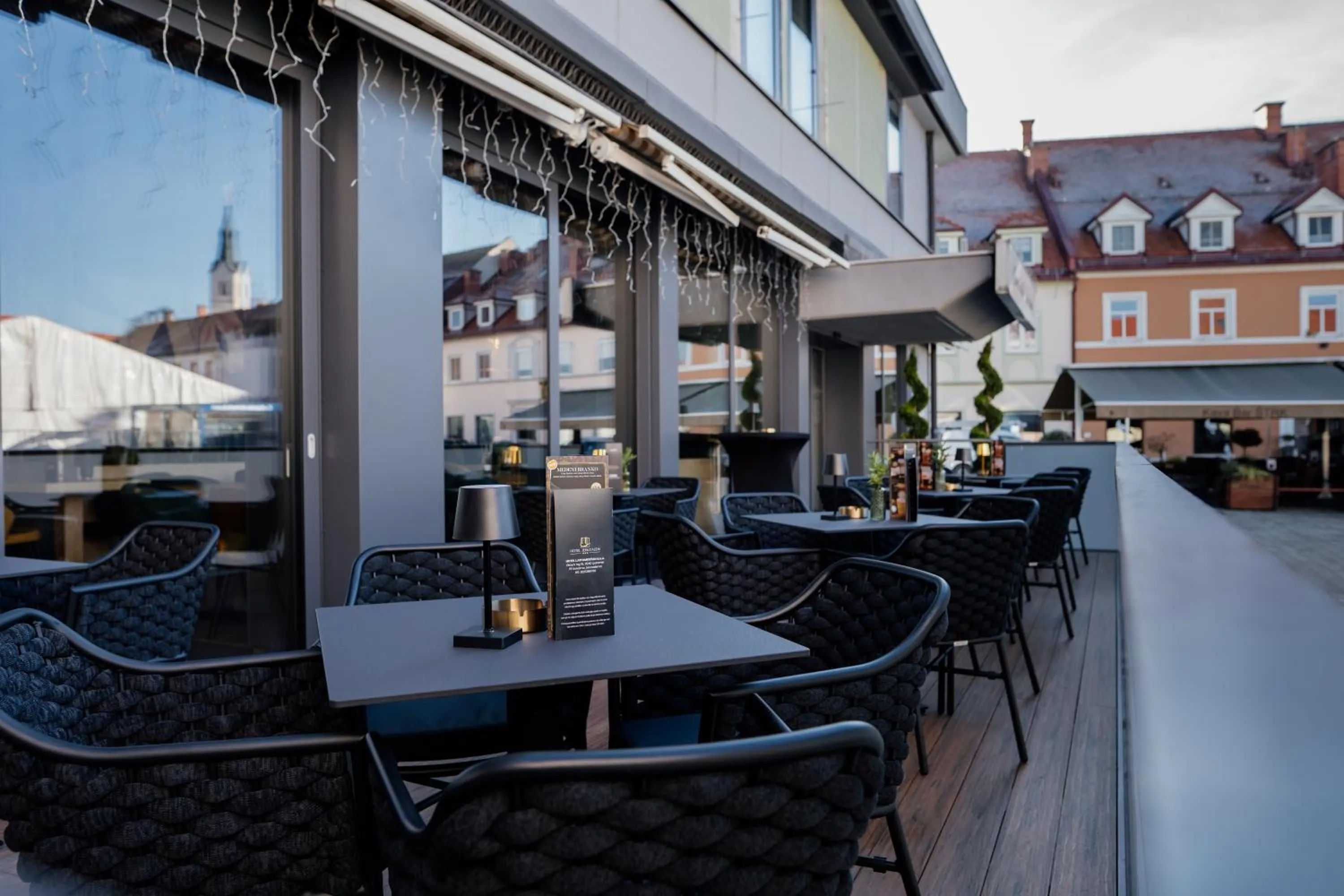 Patio in Hotel Jeruzalem