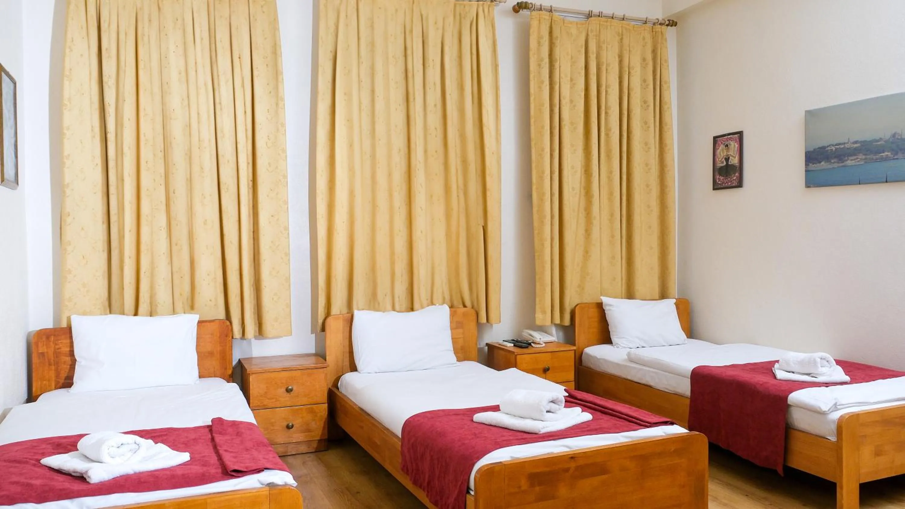 Bed in Istanbul Irish Hotel