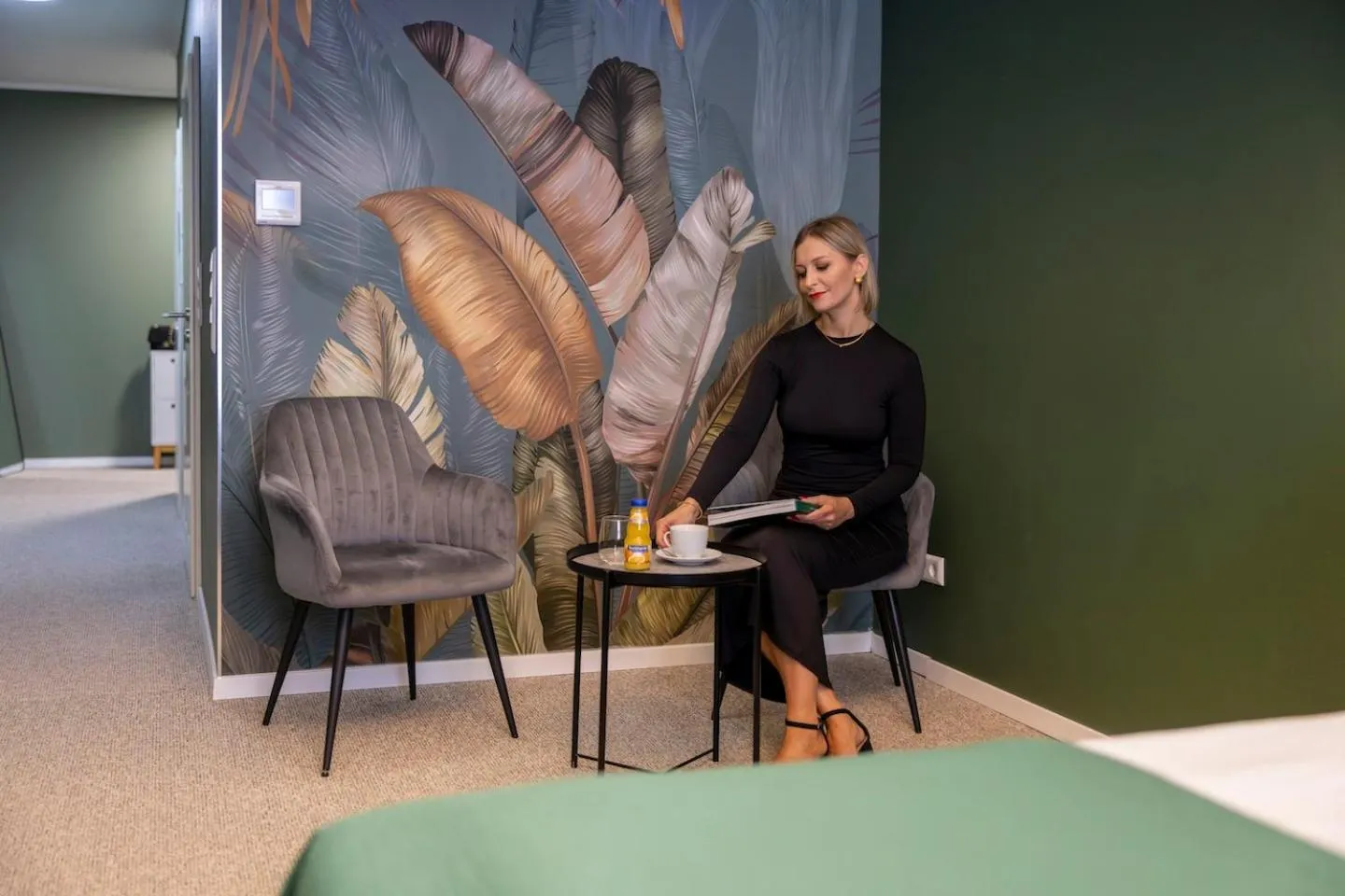 Seating area in Hotel Residenz Luxury - Outletcity - Parken - Klima - 24h Check-In