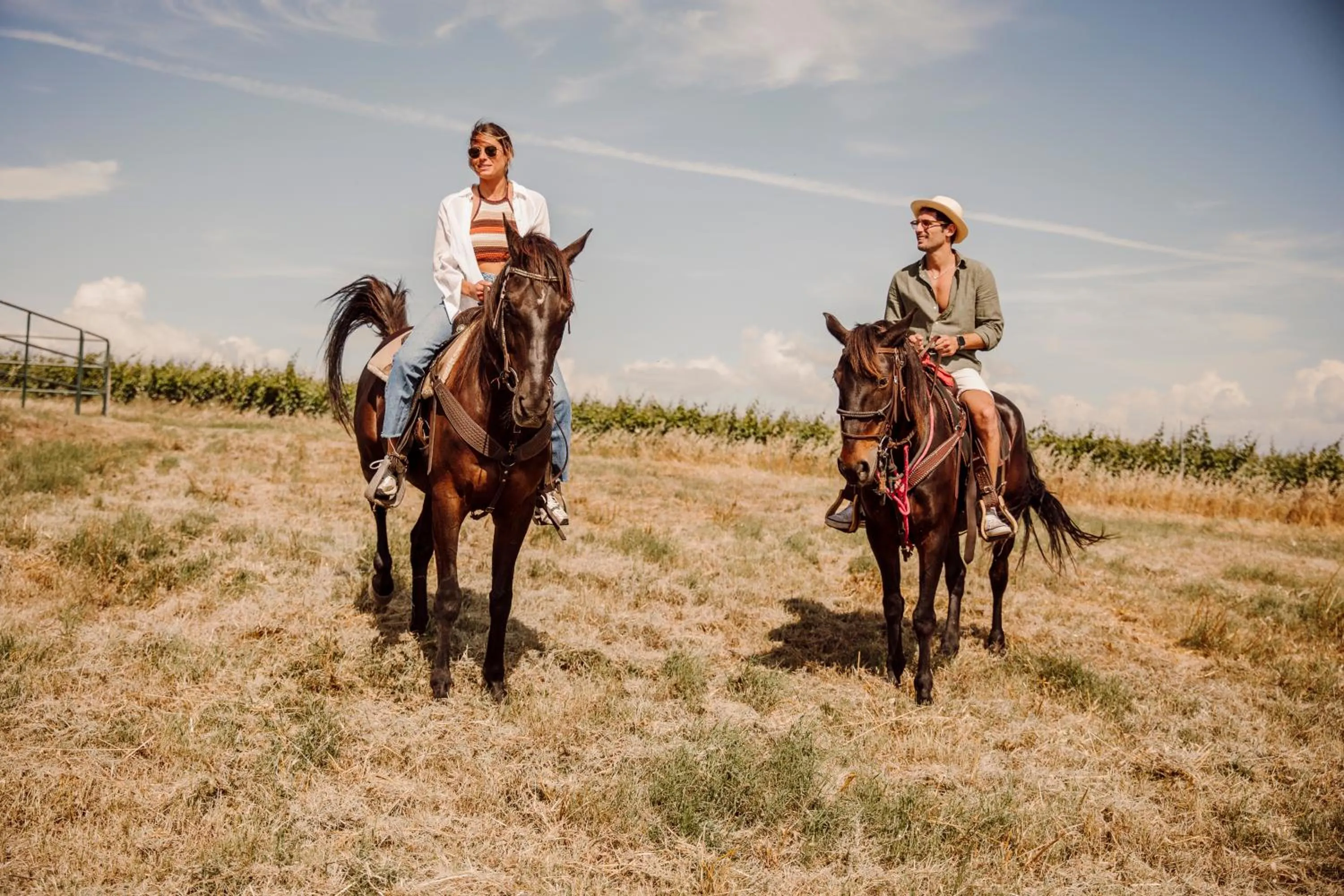 Horse-riding in Masseria del Carboj