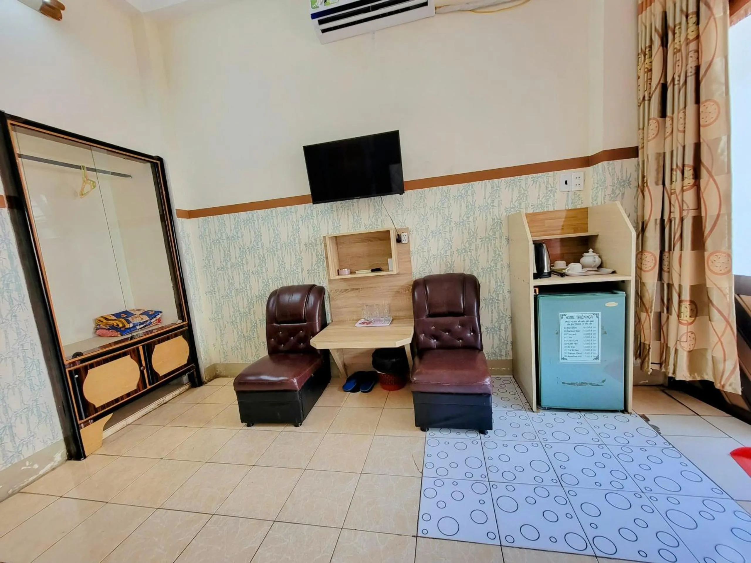 Living room in Thiên Nga Hotel