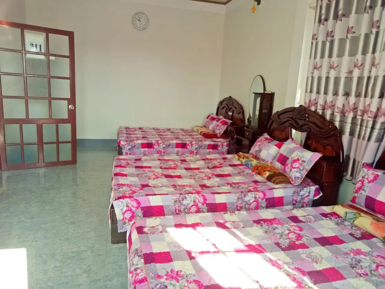 Bed in Thiên Nga Hotel