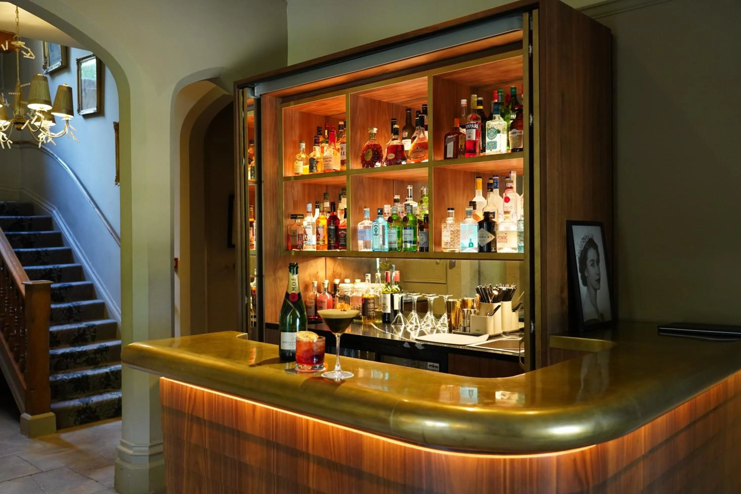 Lounge or bar in Talbooth House & Spa