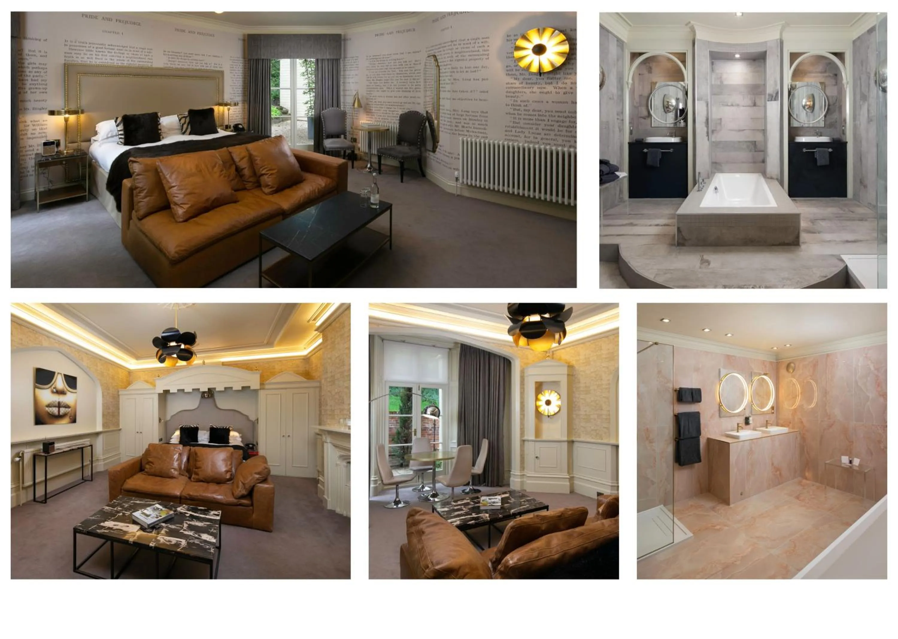 Bed in Talbooth House & Spa