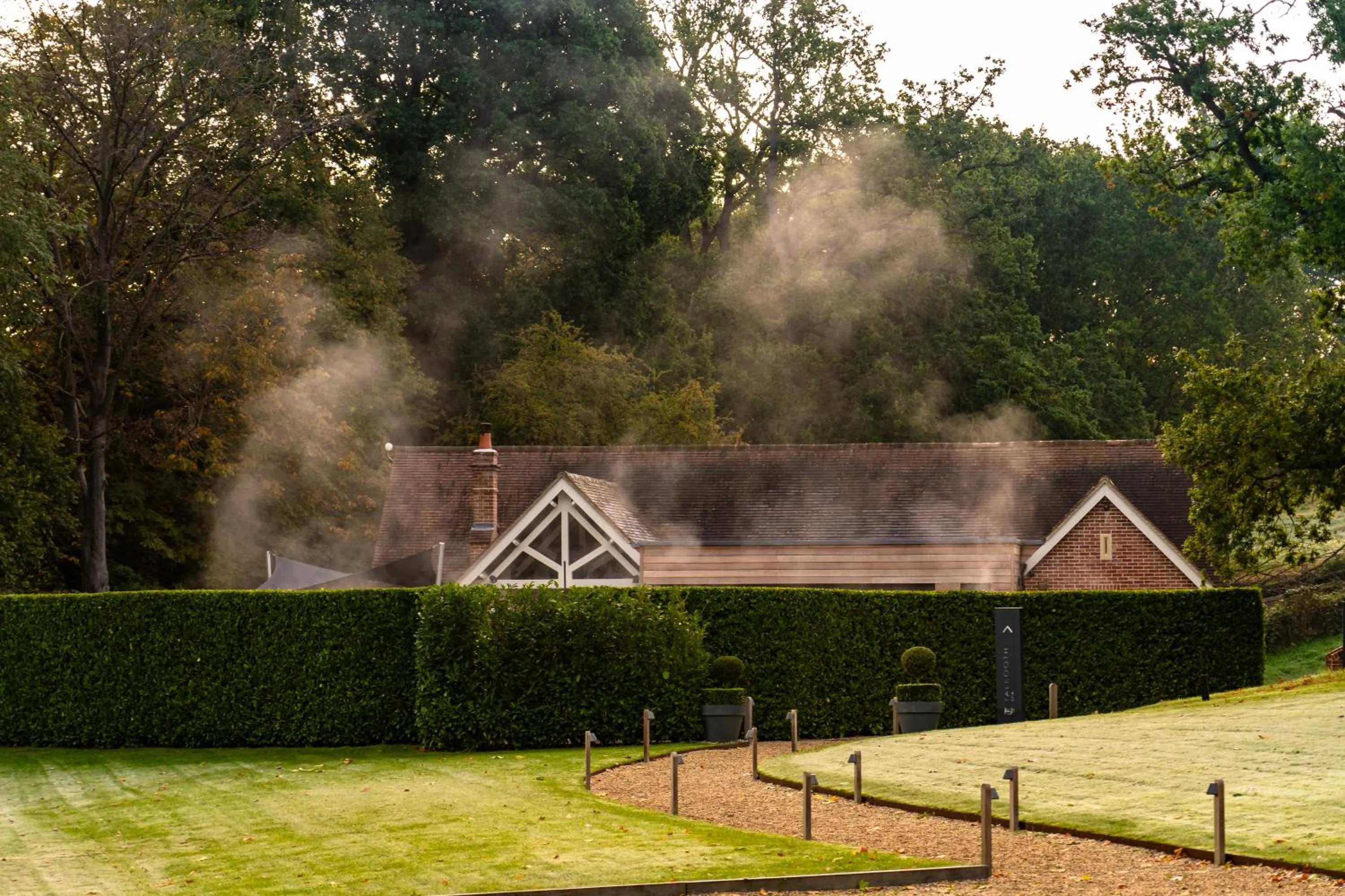 Property building in Talbooth House & Spa