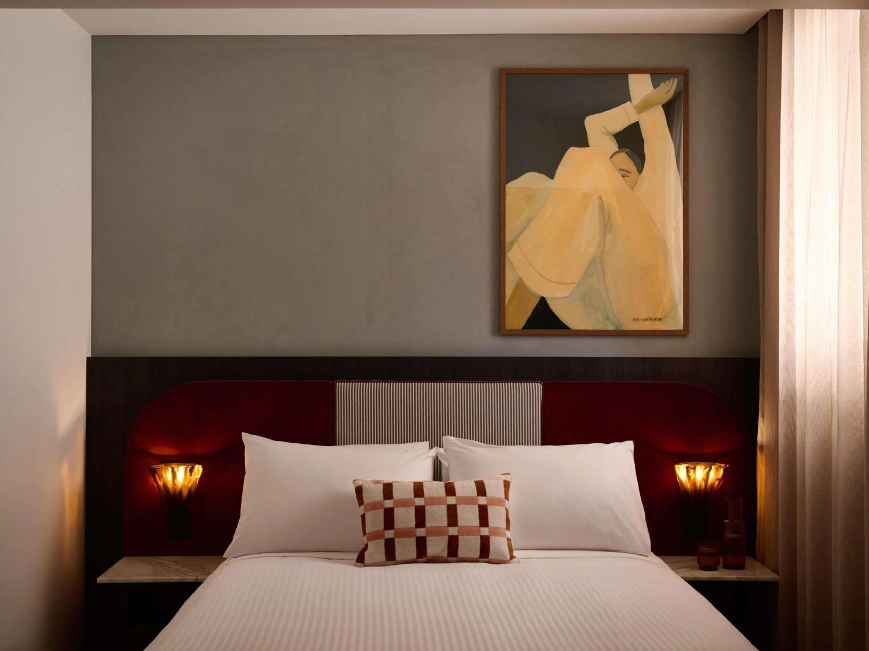 Bedroom, Bed in Hotel Morris Sydney, Handwritten Collection