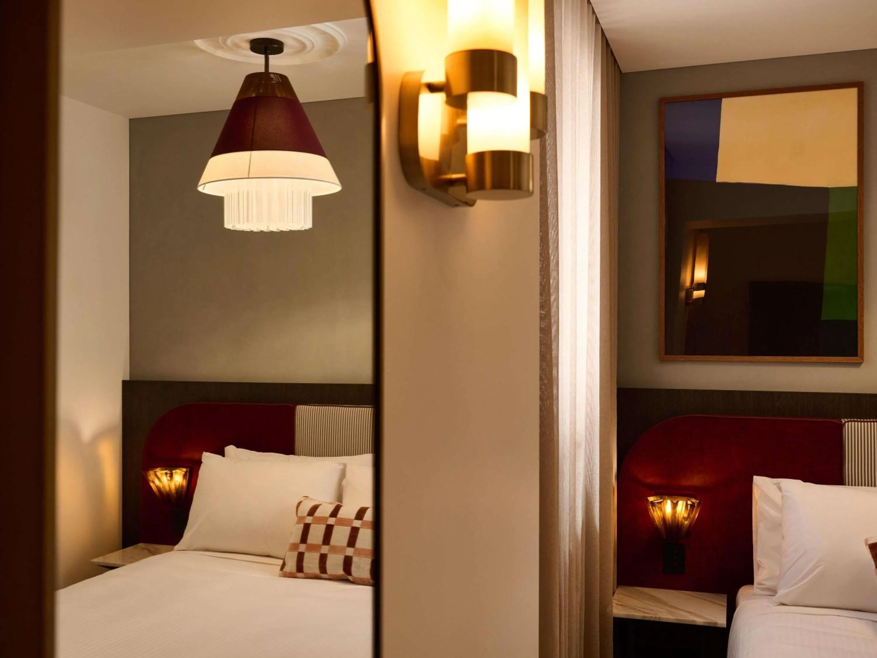 Bedroom, Bed in Hotel Morris Sydney, Handwritten Collection