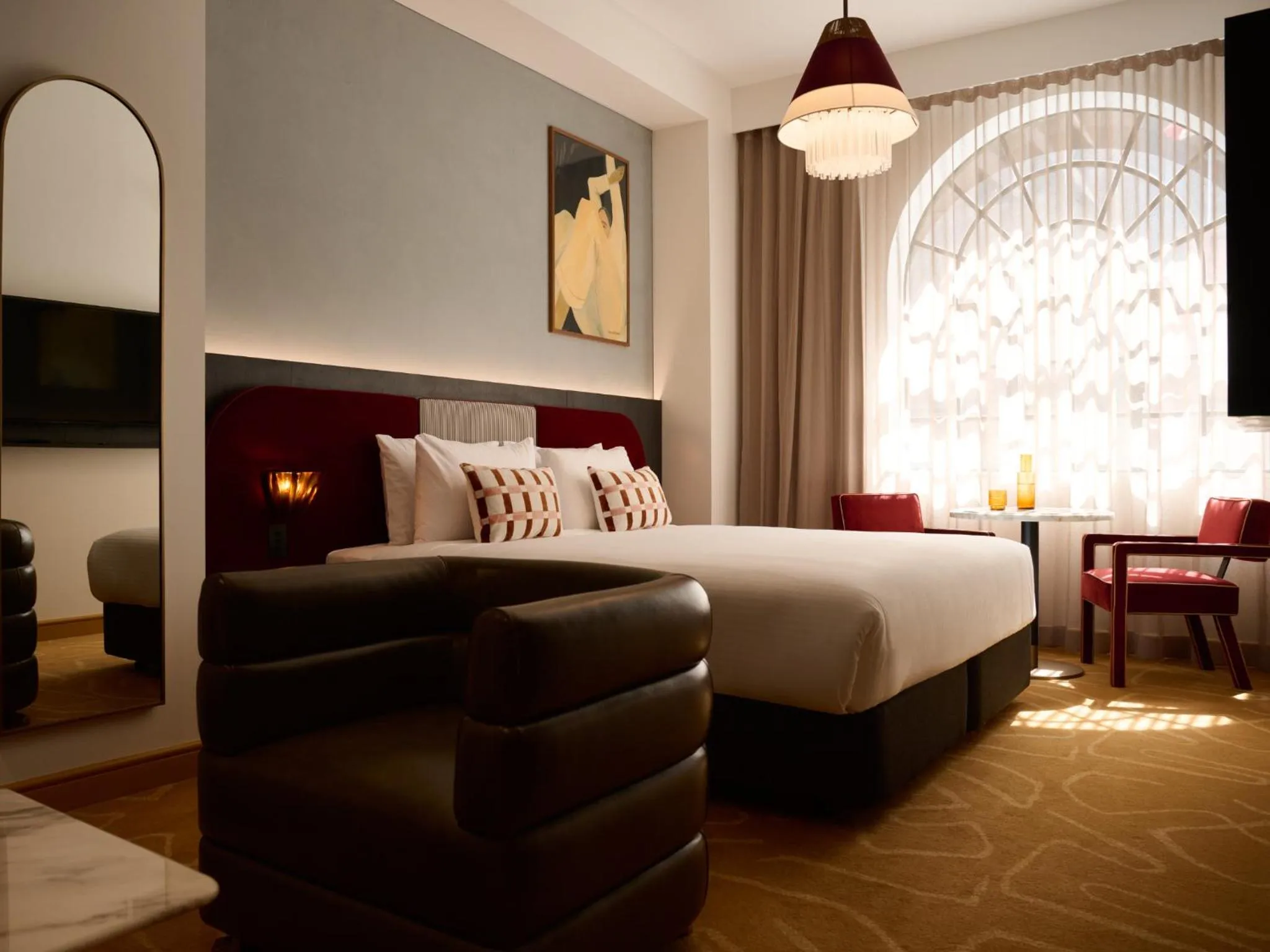 Bedroom, Bed in Hotel Morris Sydney, Handwritten Collection