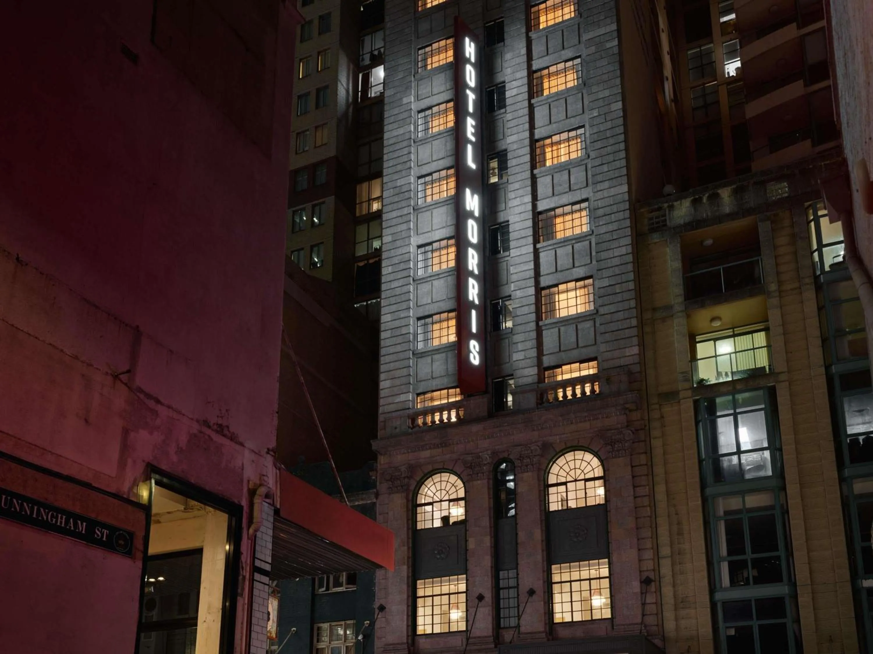 Property building in Hotel Morris Sydney, Handwritten Collection