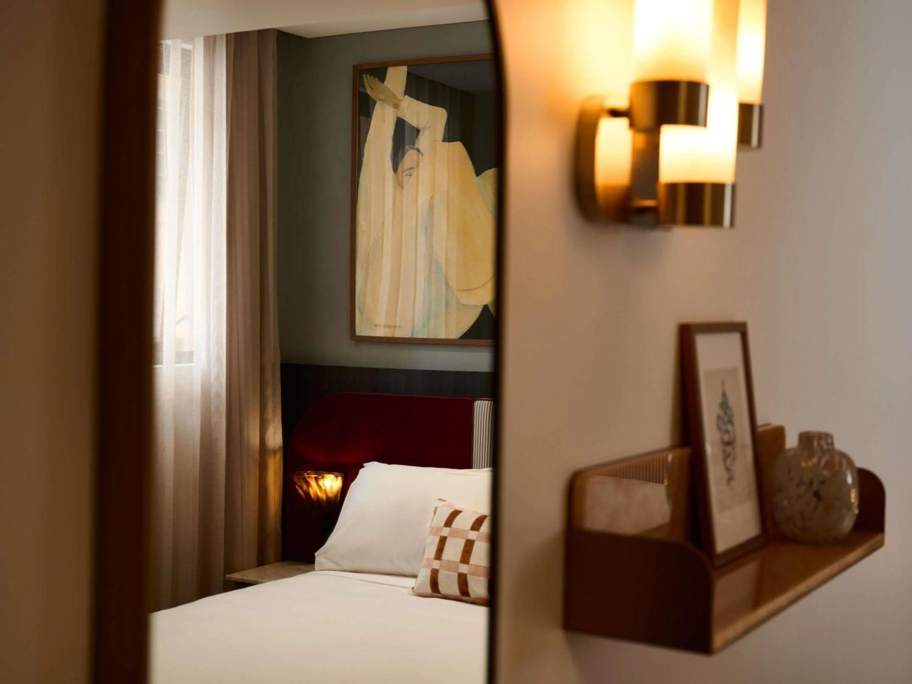 Bedroom, Bed in Hotel Morris Sydney, Handwritten Collection