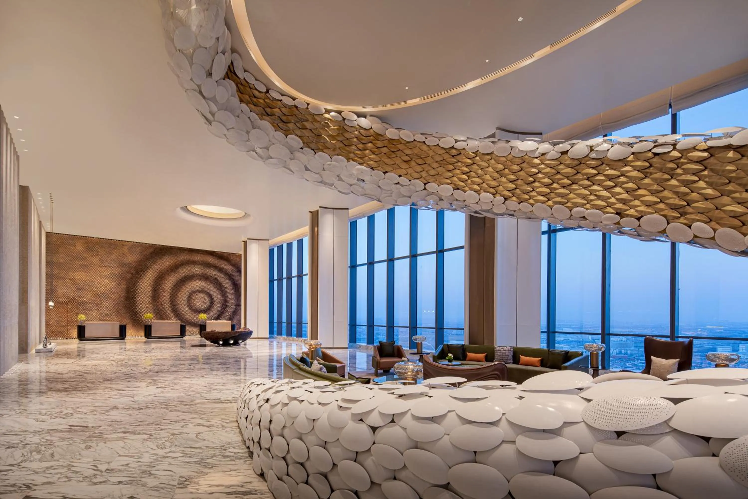 Lobby or reception in Wyndham Shanxi Xiaohe Xincheng