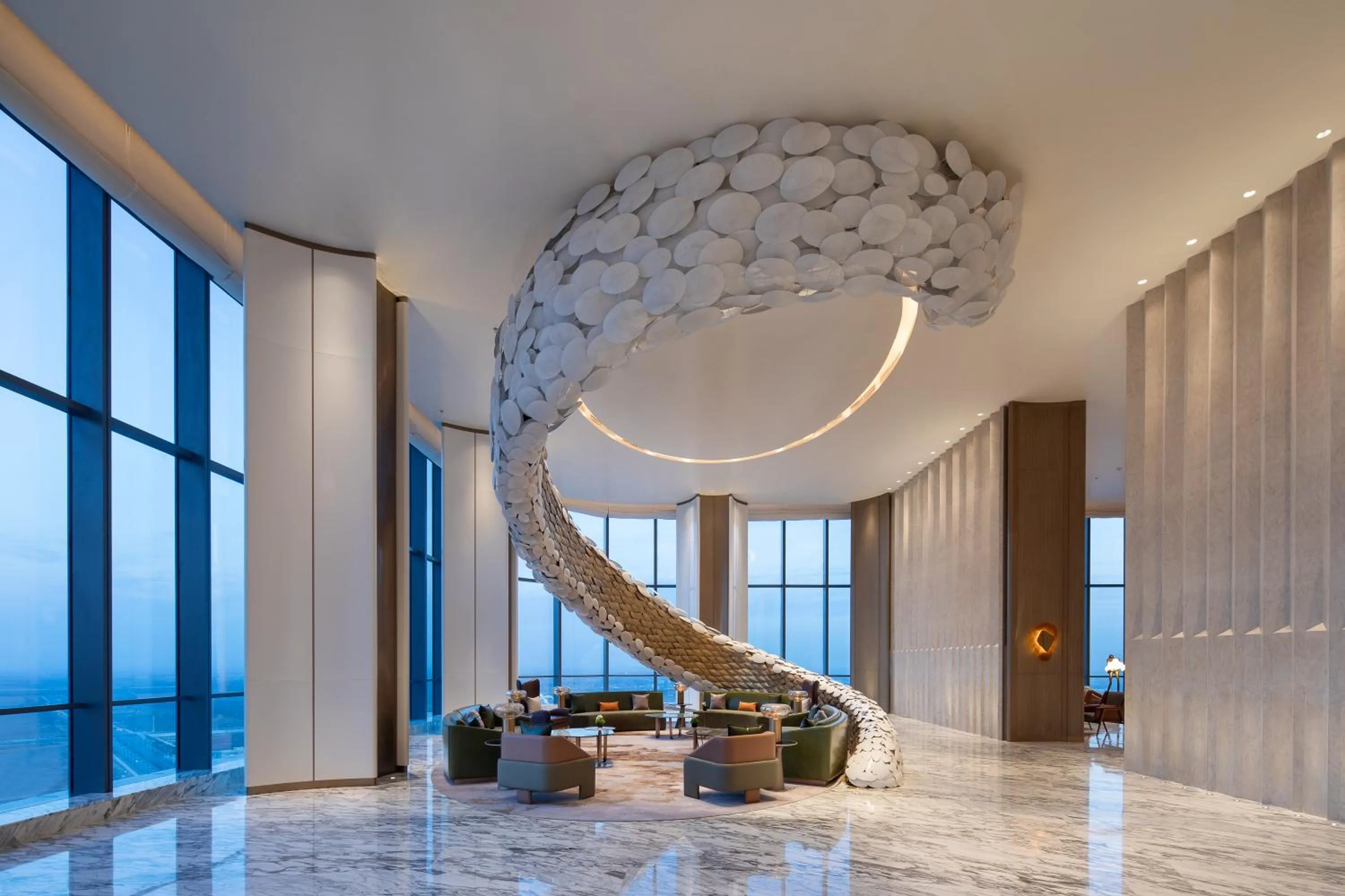 Lobby or reception in Wyndham Shanxi Xiaohe Xincheng