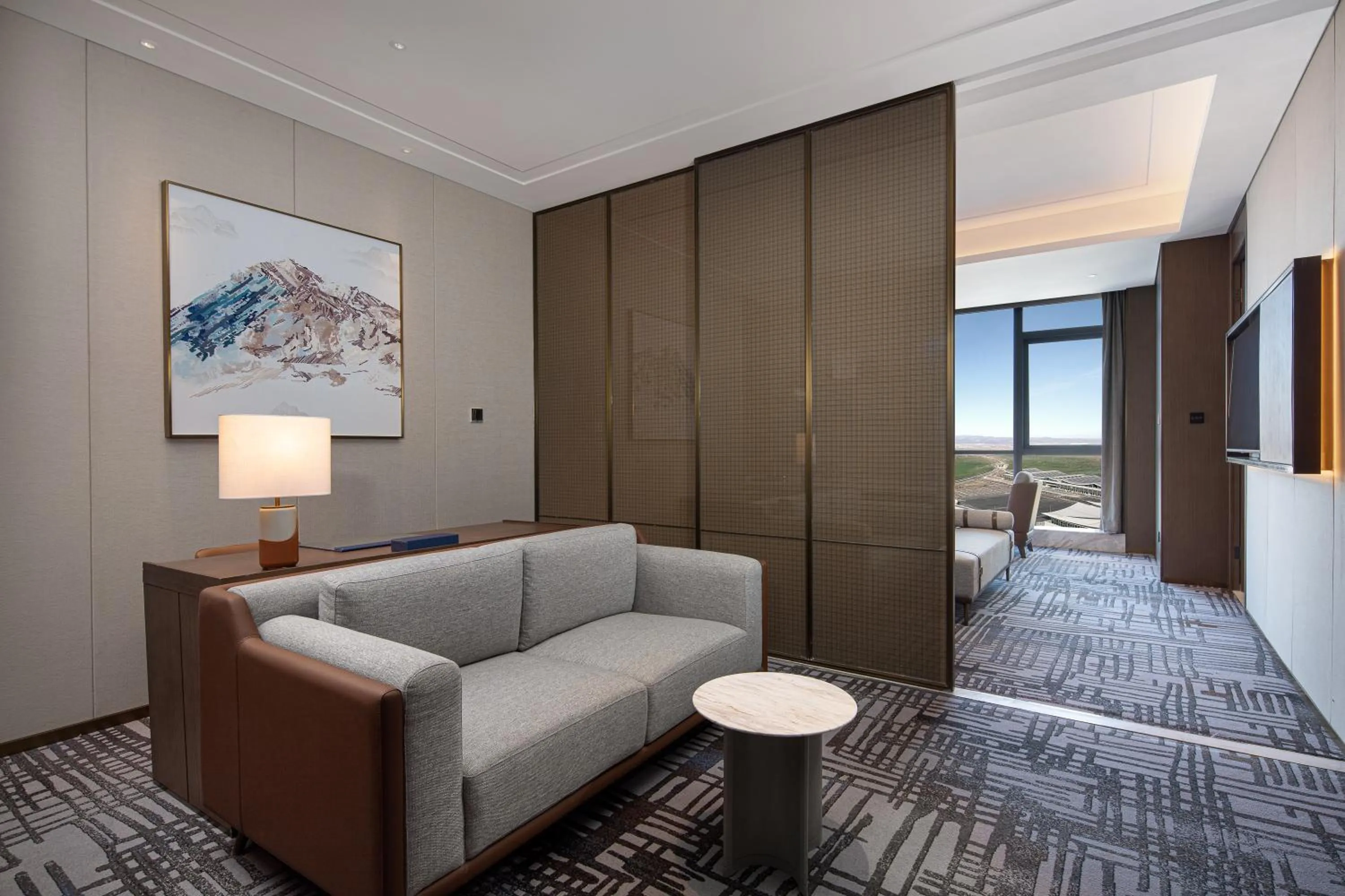 Photo of the whole room in Wyndham Shanxi Xiaohe Xincheng