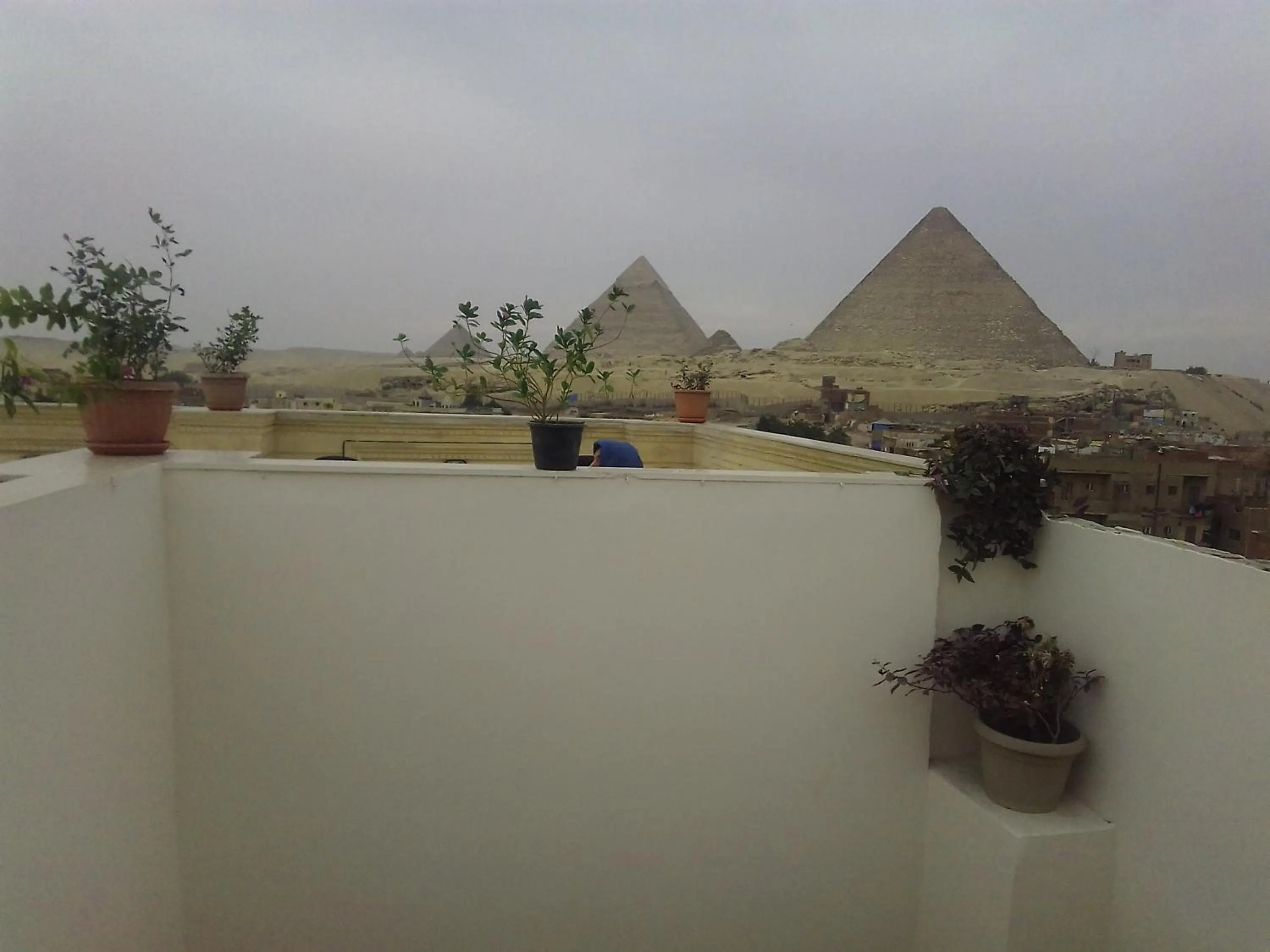 Landmark view in Zeina pyramids view