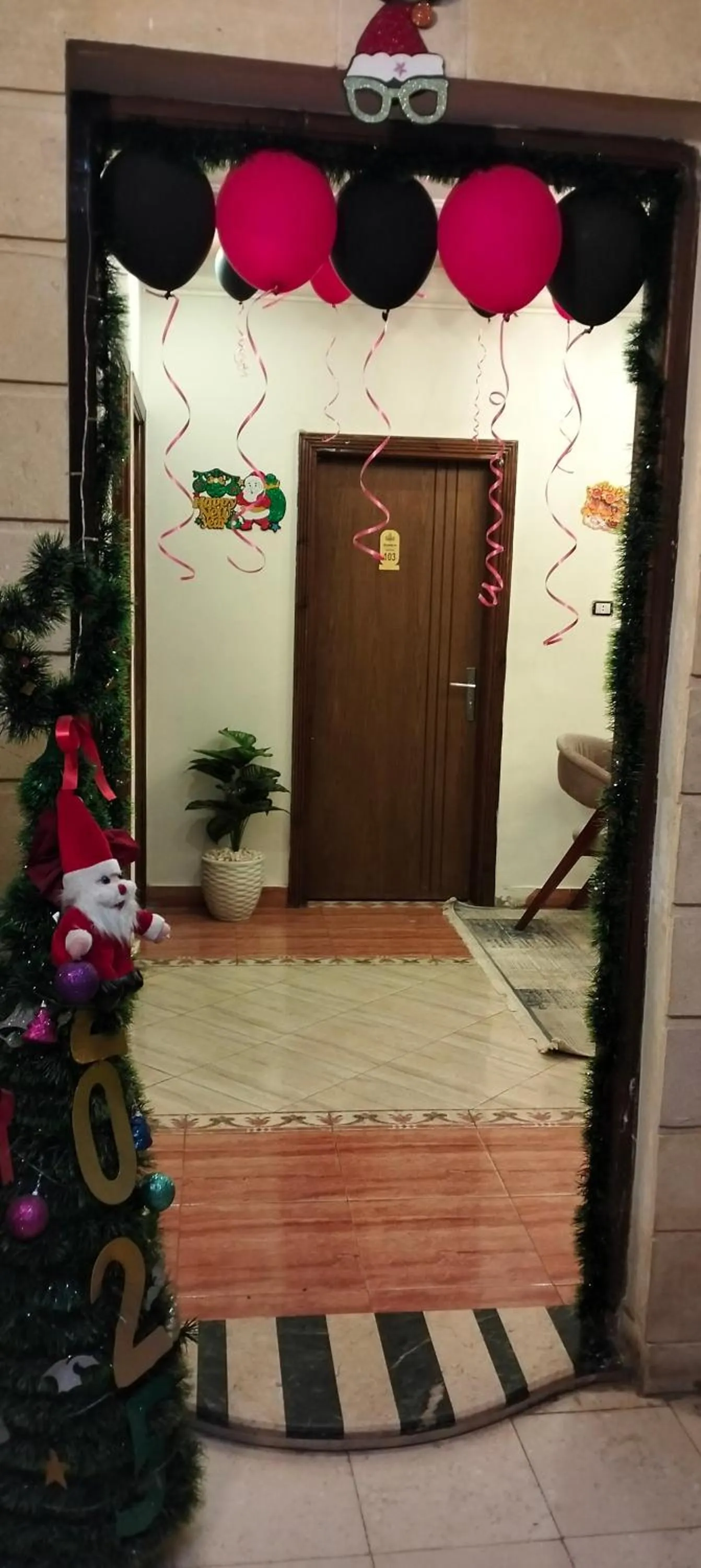 Decorative detail in Zeina pyramids view