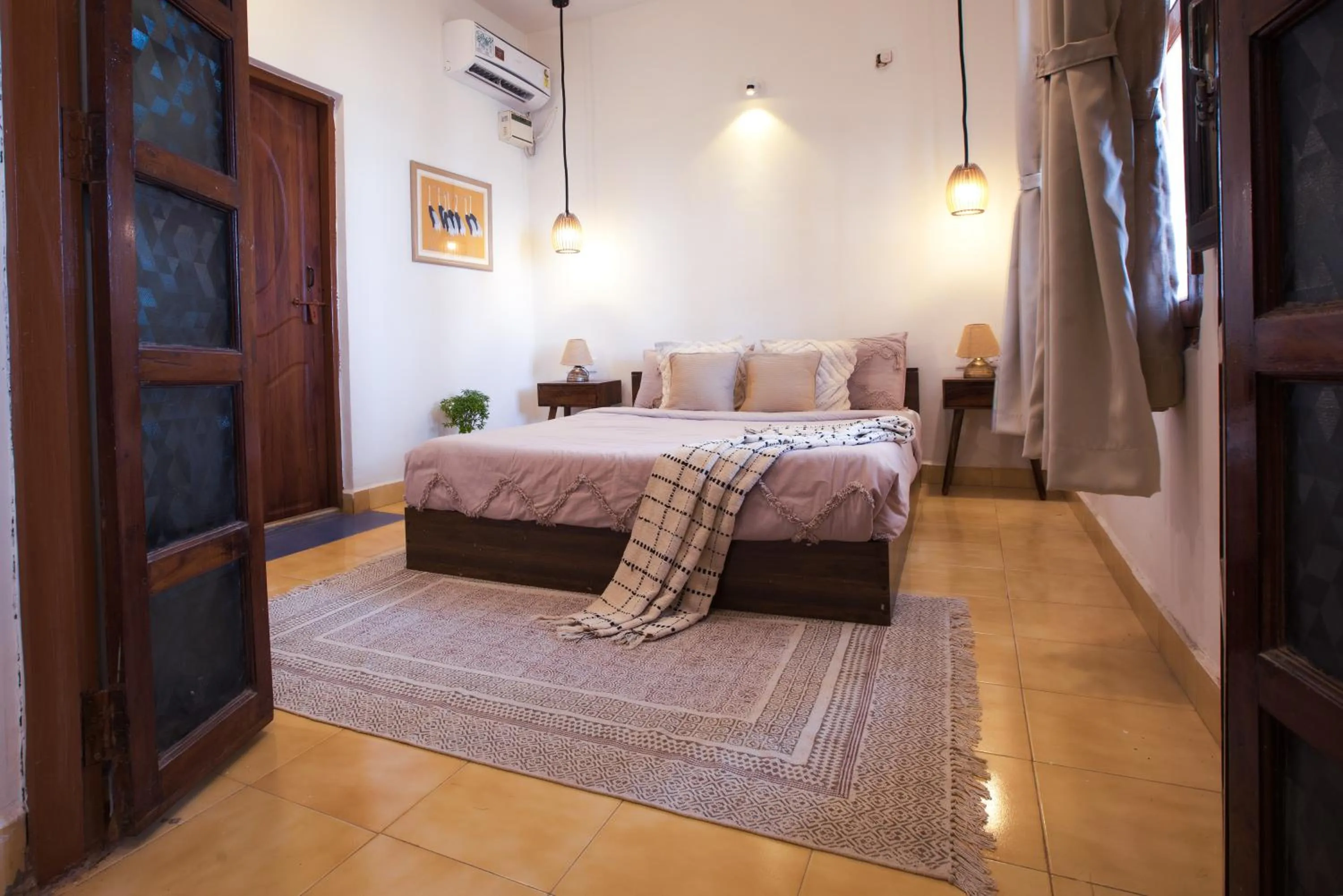 Bedroom, Bed in Woodpegger By The Beach, Mandrem