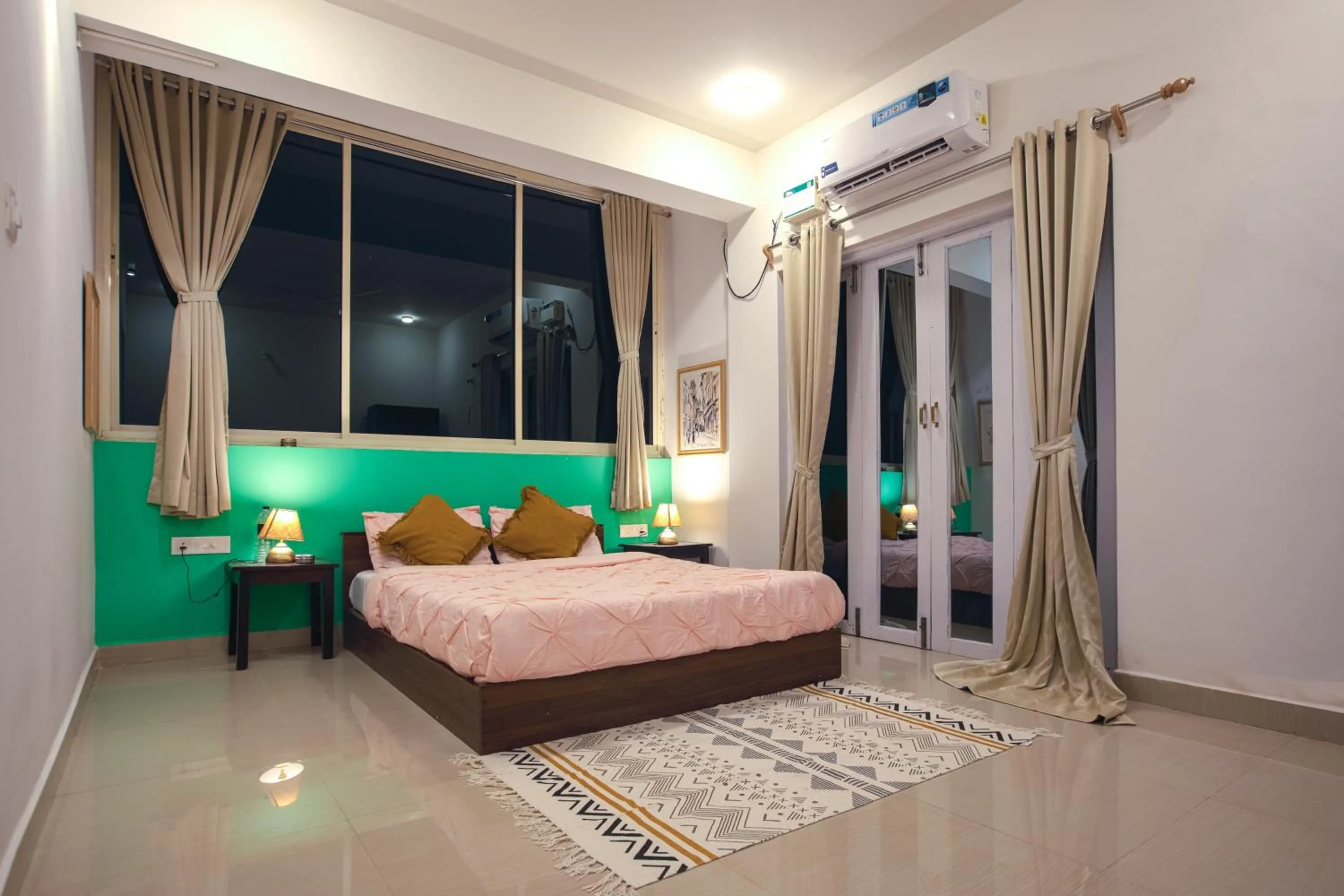 Bedroom, Bed in Woodpegger By The Beach, Mandrem