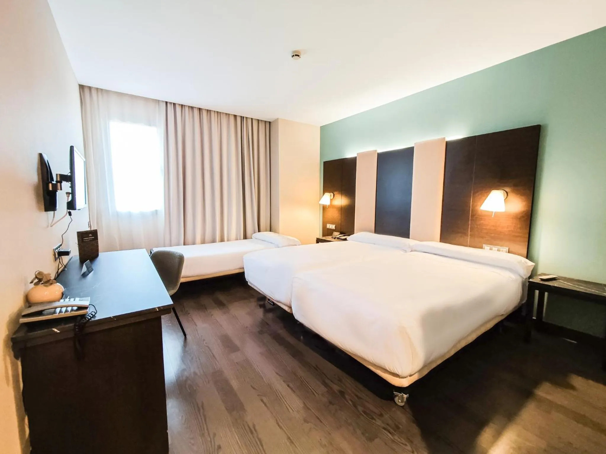 Photo of the whole room, Bed in AZZ Pamplona Norte Hotel