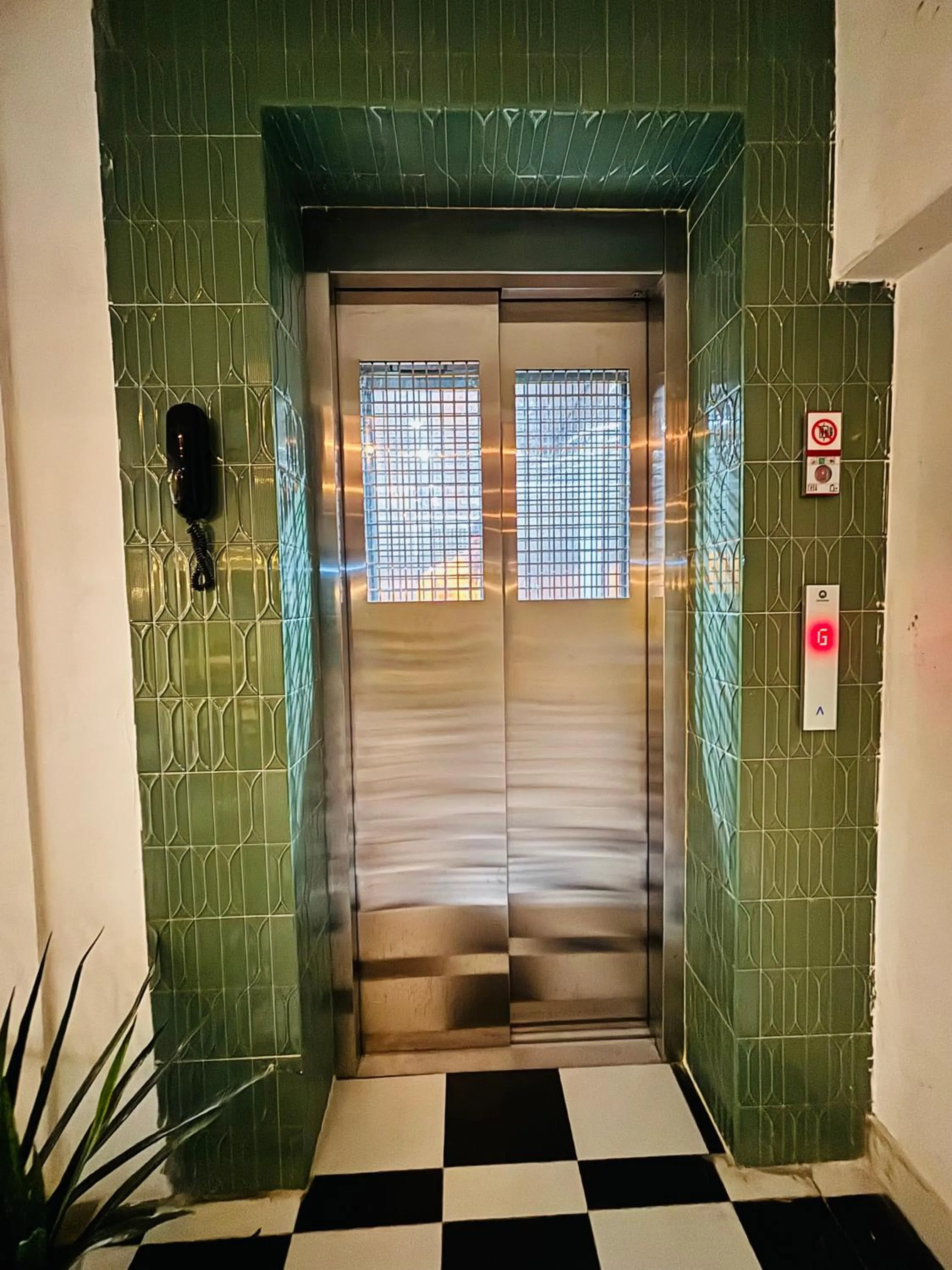 elevator in The Lavish Stay