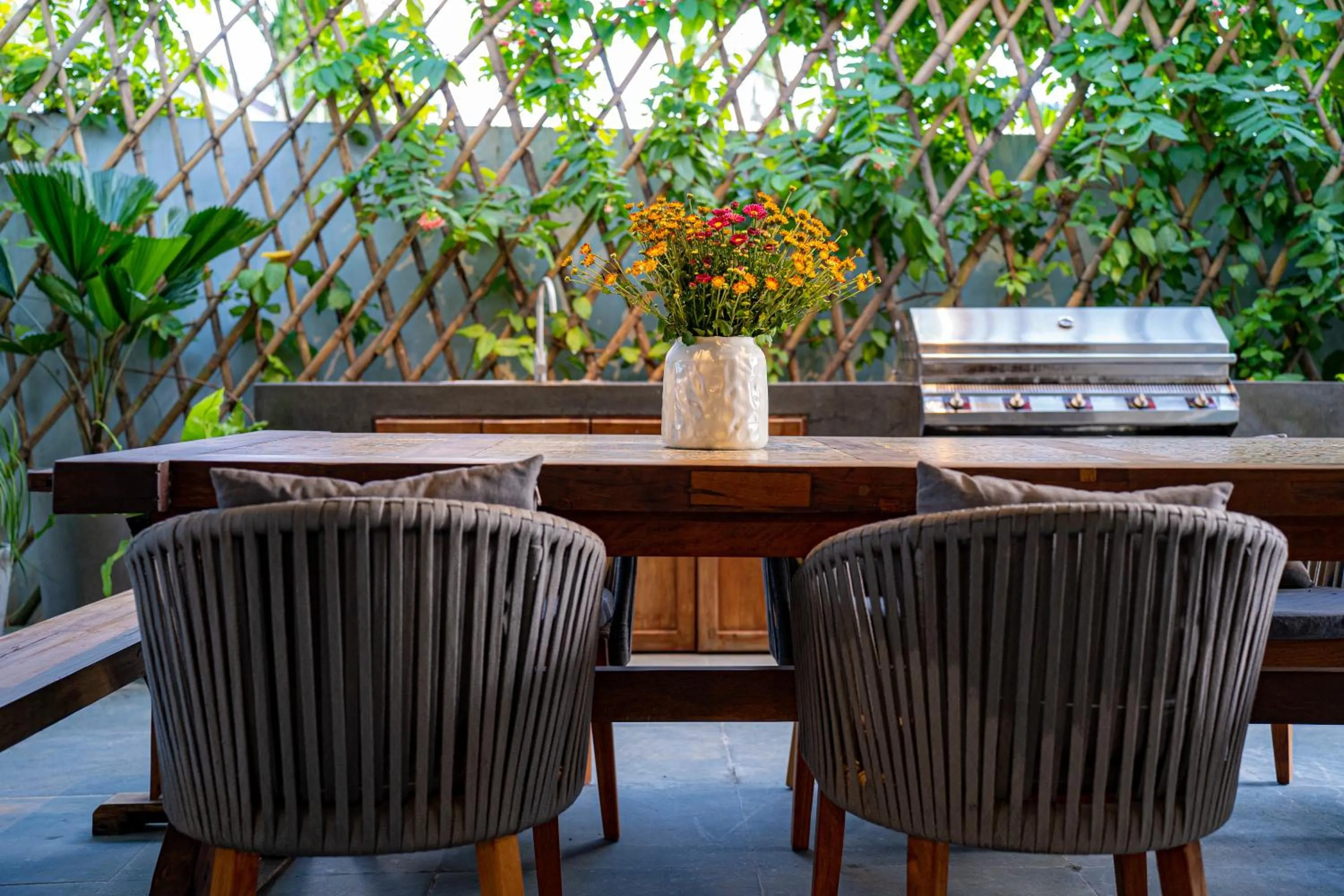 Dining area in Akala Villa Hoi An