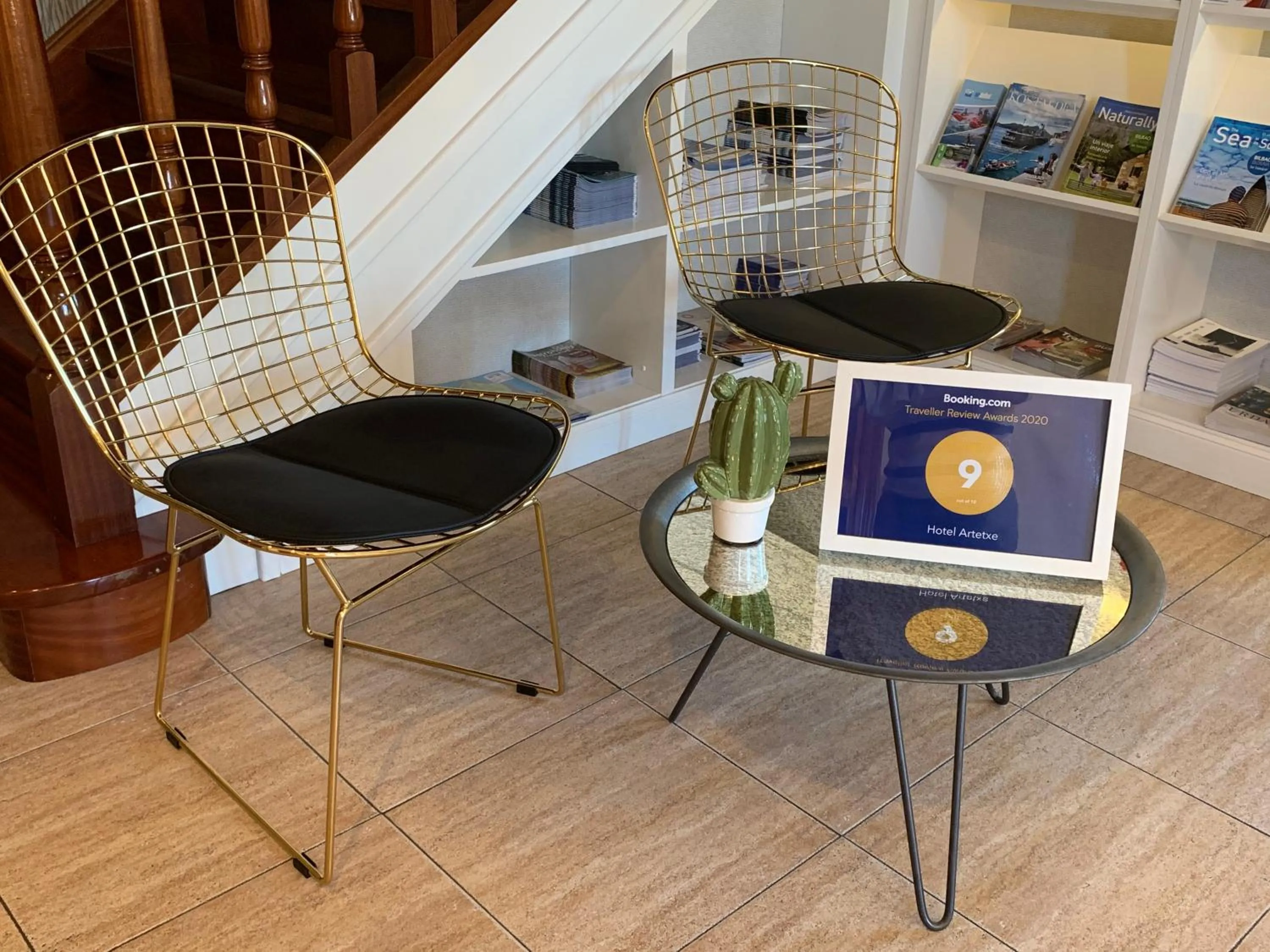 Lobby or reception in Hotel Artetxe