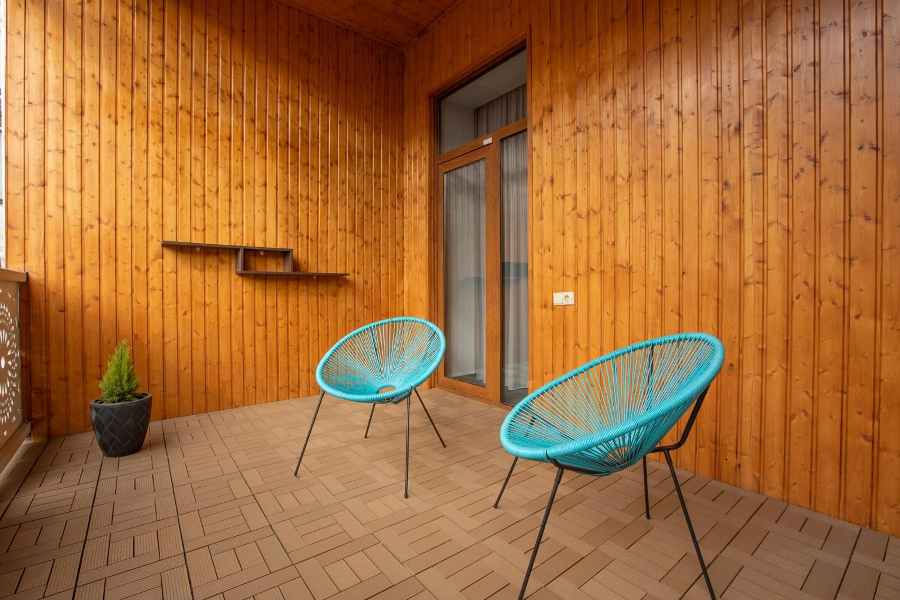 Balcony/Terrace in Alma Boutique Hotel