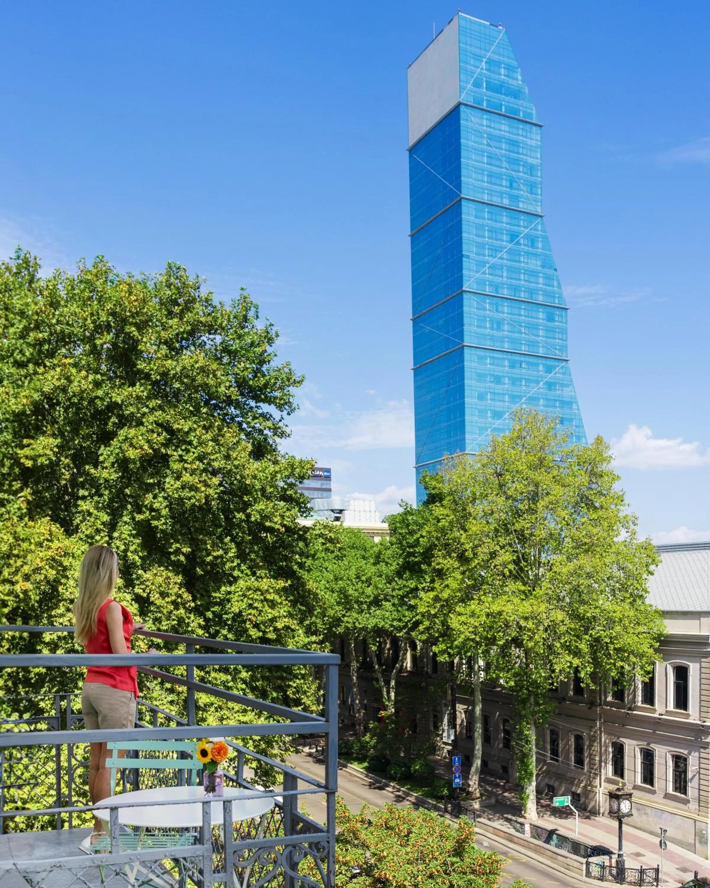 Balcony/Terrace in Alma Boutique Hotel